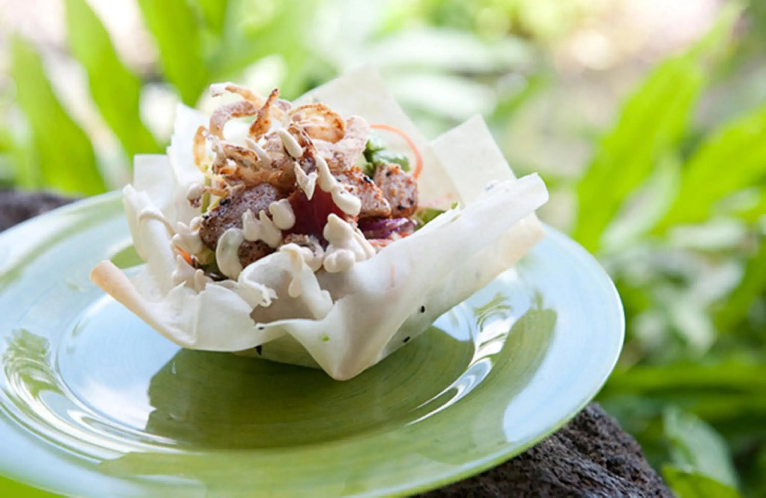 Food in Lumeria Maui, Educational Retreat Center