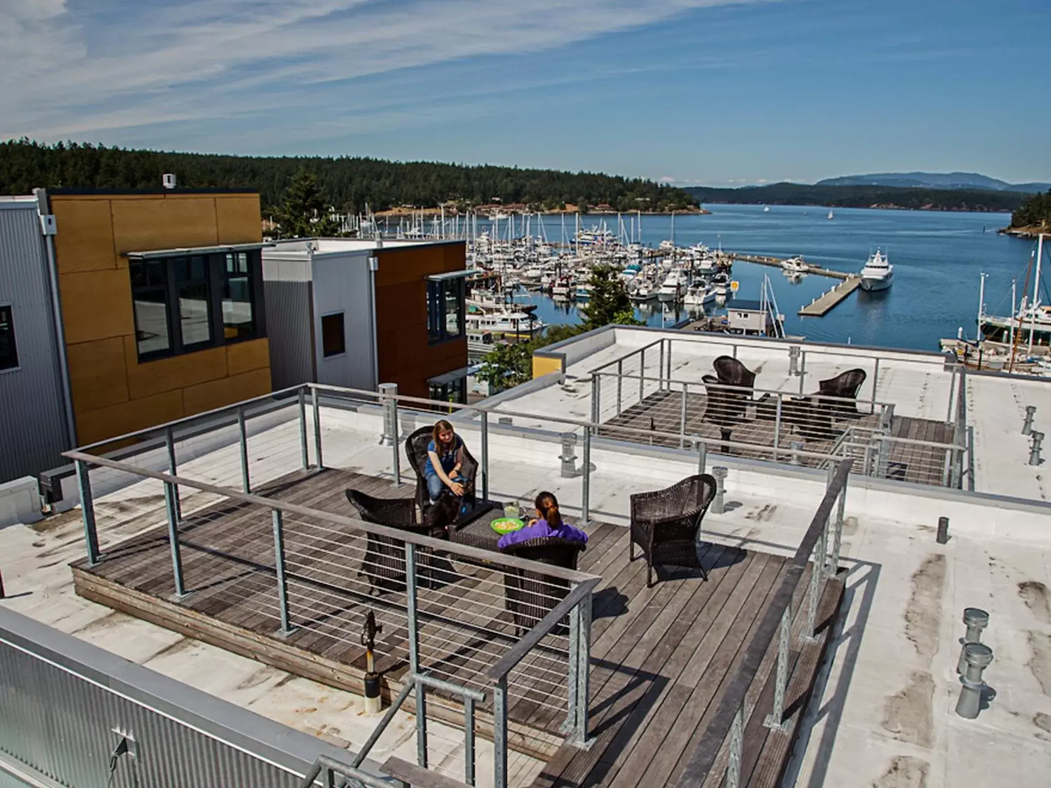 Balcony/Terrace in Island Inn at 123 West