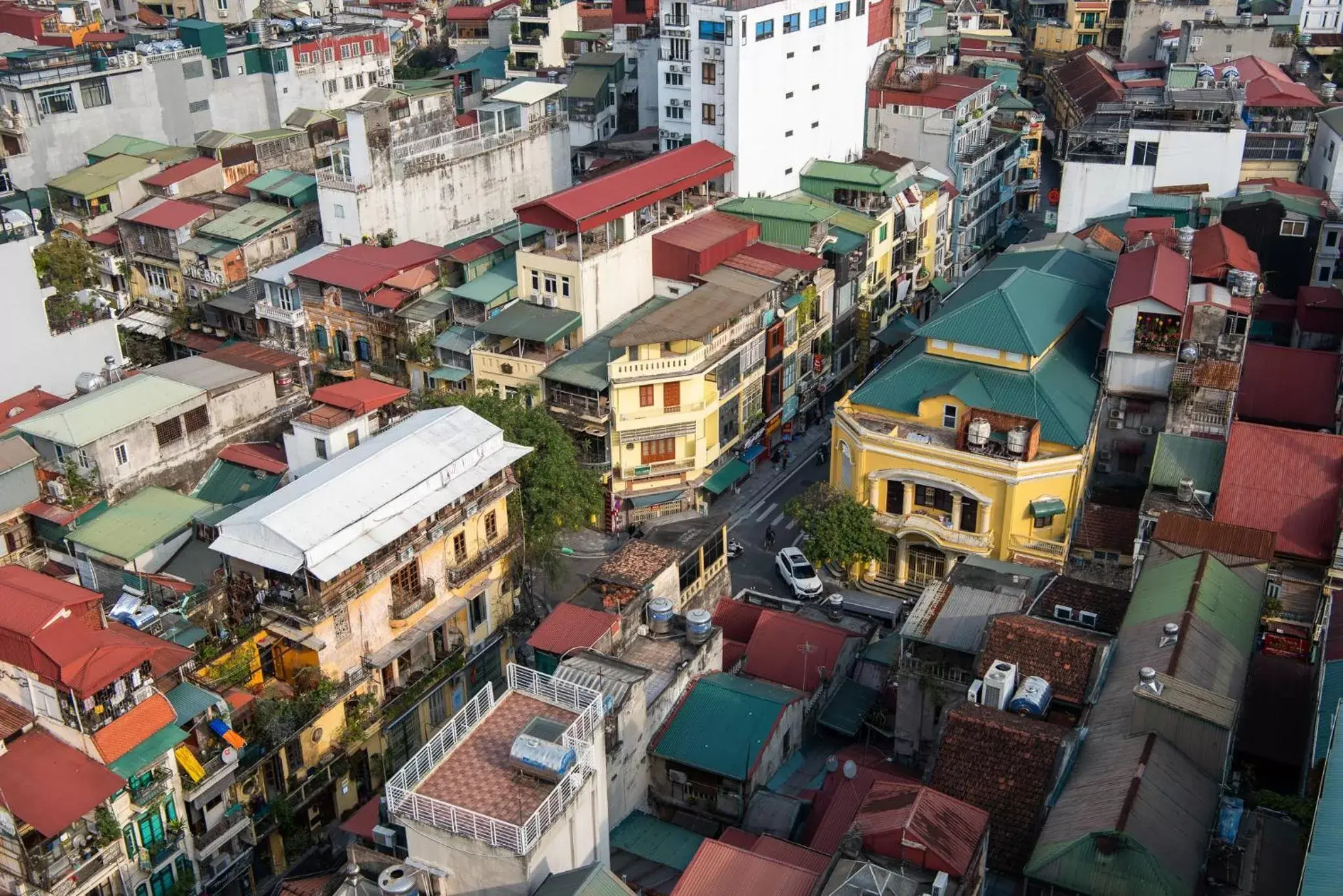 City view, Bird's-eye View in Hanoi Tirant Hotel