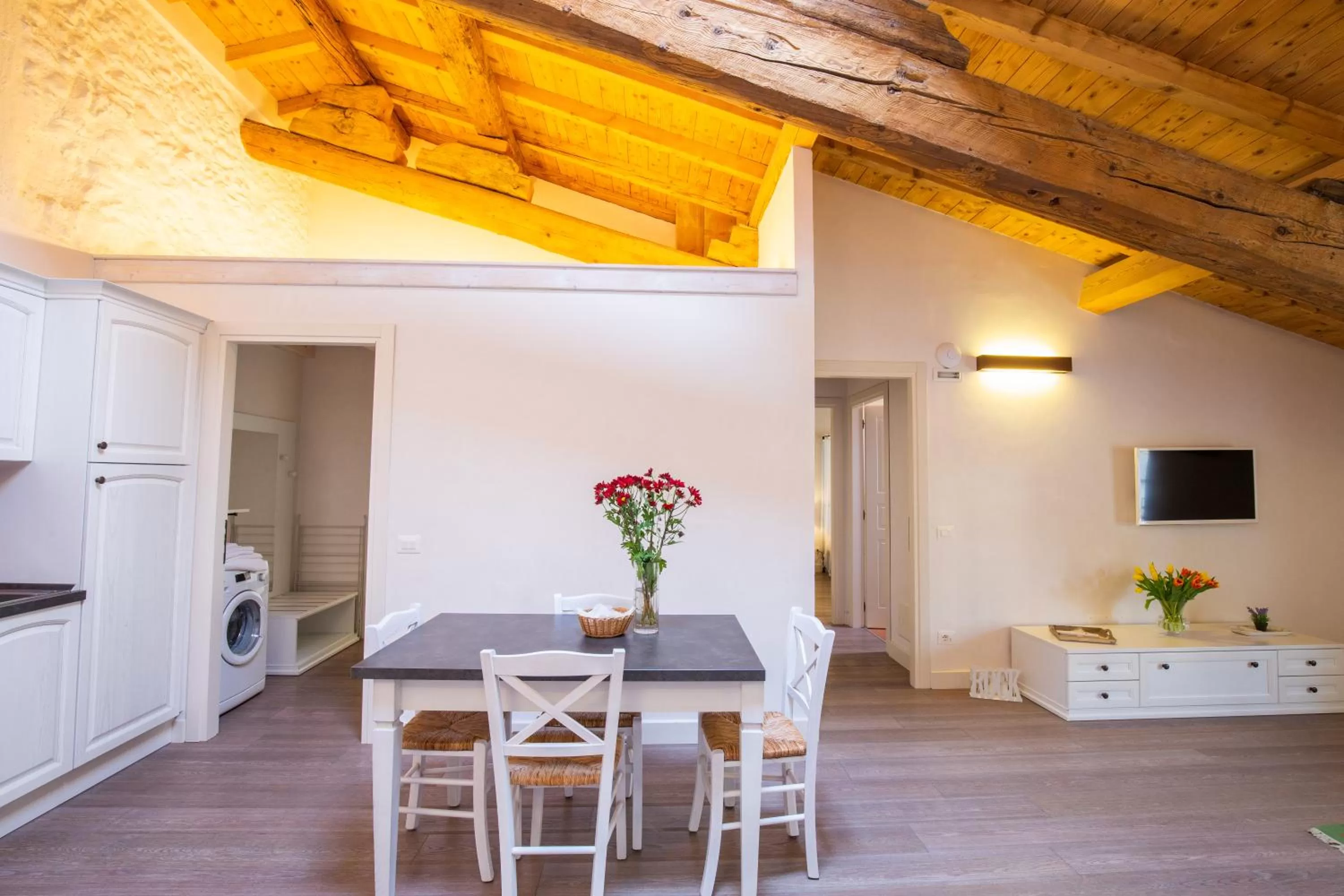 Living room in Residence Corte San Carlo