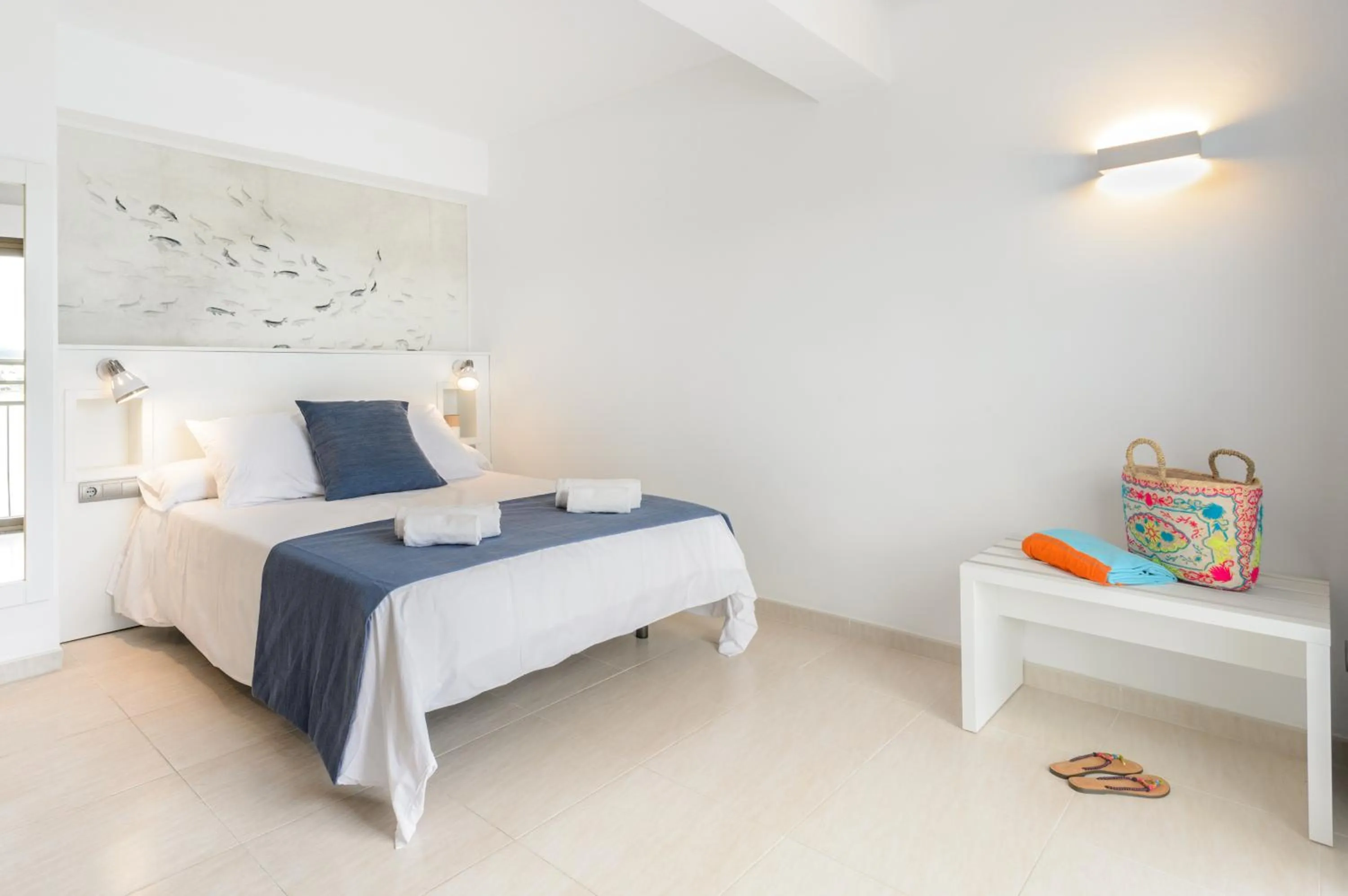 Bedroom, Bed in Hotel Vibra San Remo