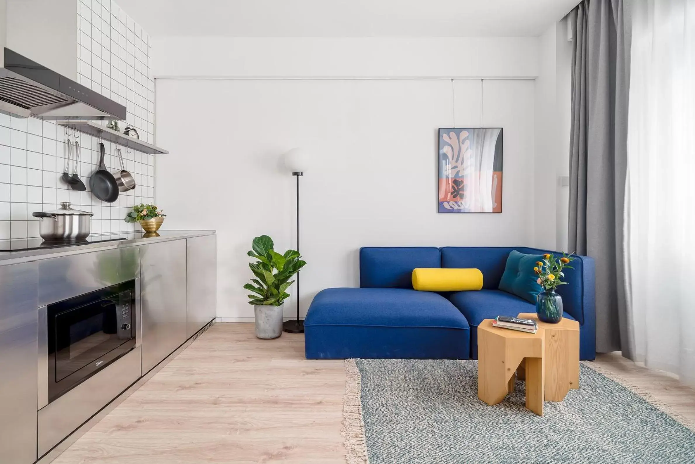 Living room in Stey Beijing 798 Art Zone Hotel Living room in Stey Beijing 798 Art Zone Hotel