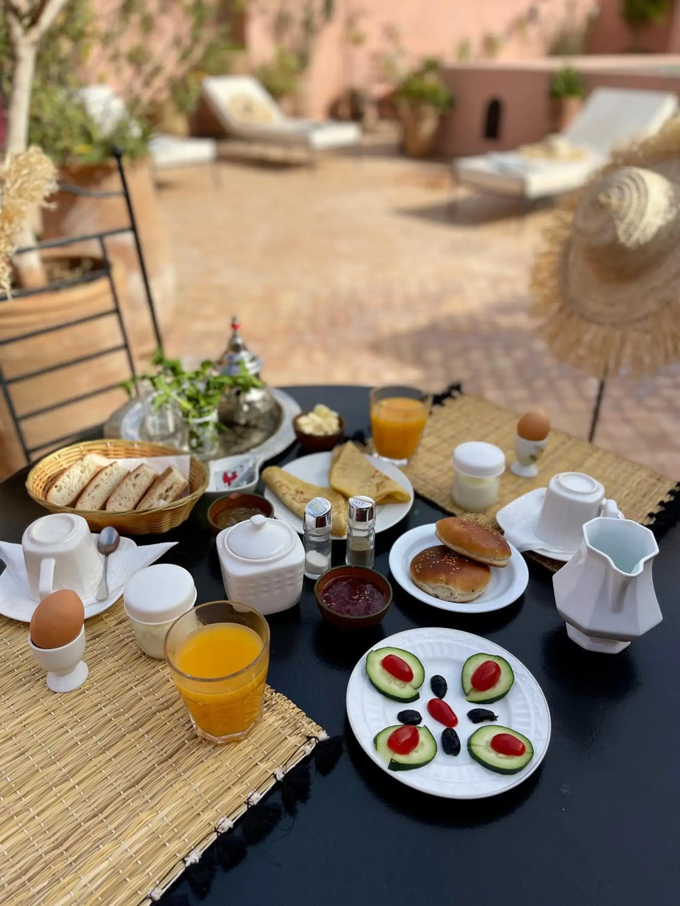 Breakfast in Riad Dar Foundouk and Spa