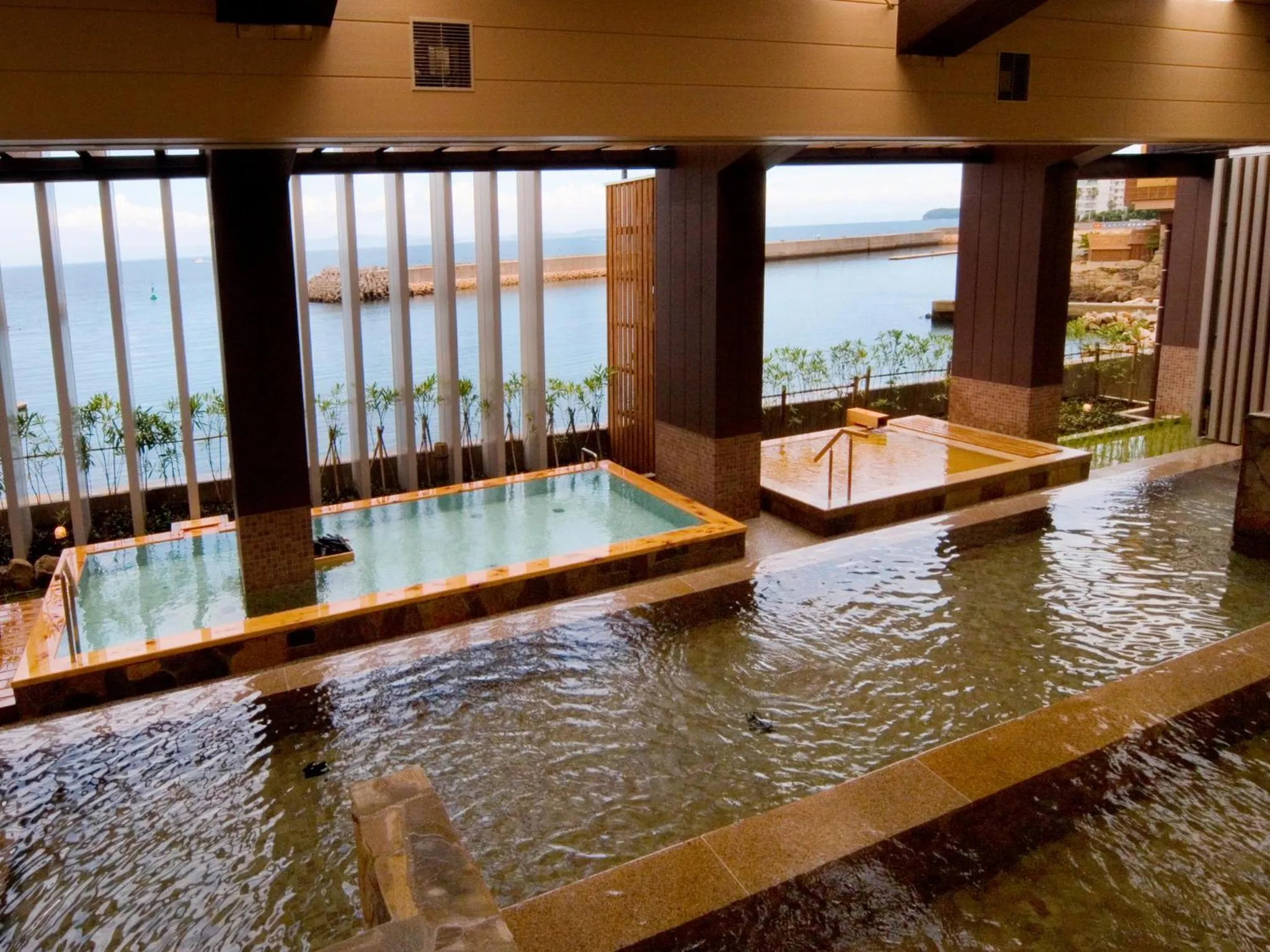 Hot Spring Bath in Hotel New Awaji