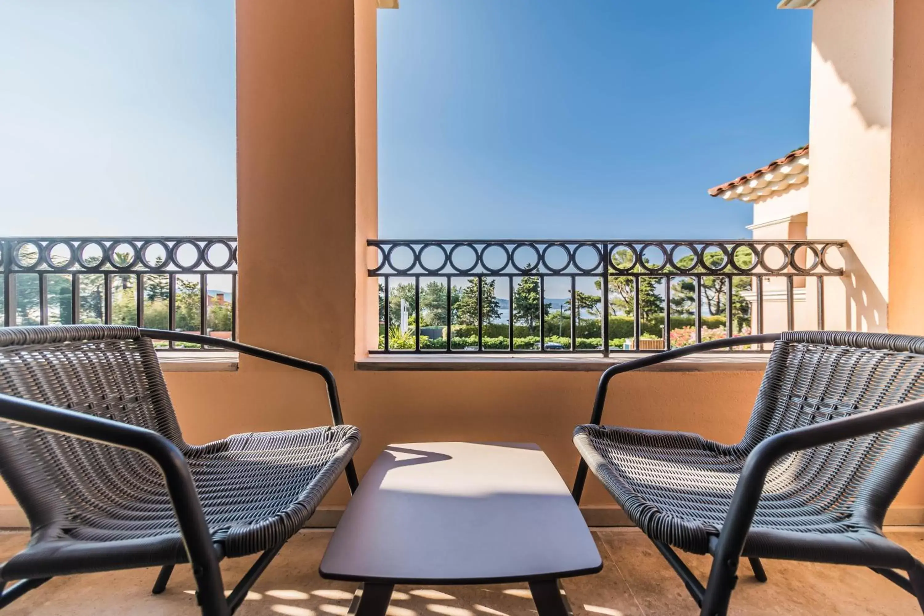Balcony/Terrace in Hotel Brin d'Azur - Saint Tropez