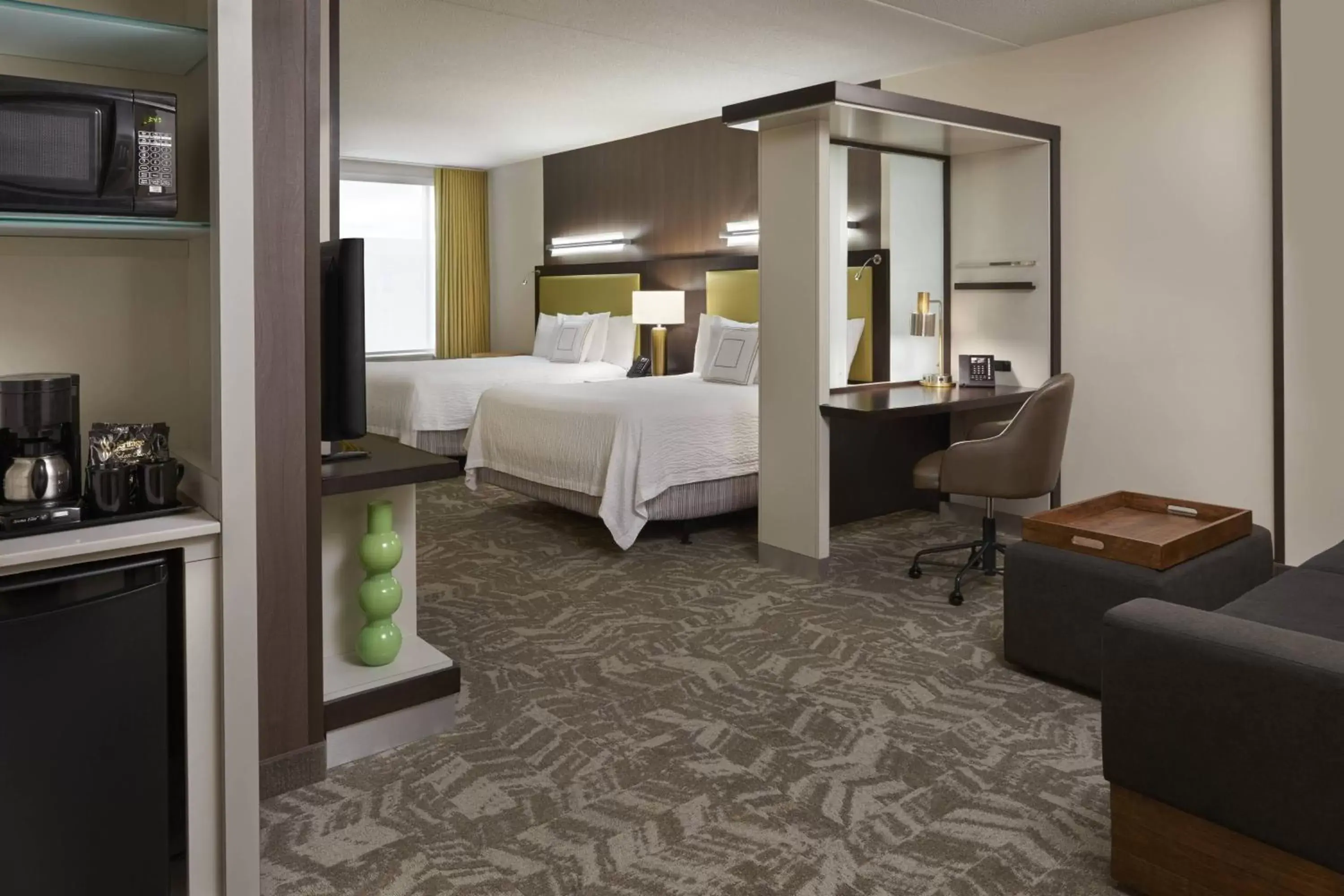 Photo of the whole room, Bed in SpringHill Suites by Marriott Toronto Vaughan