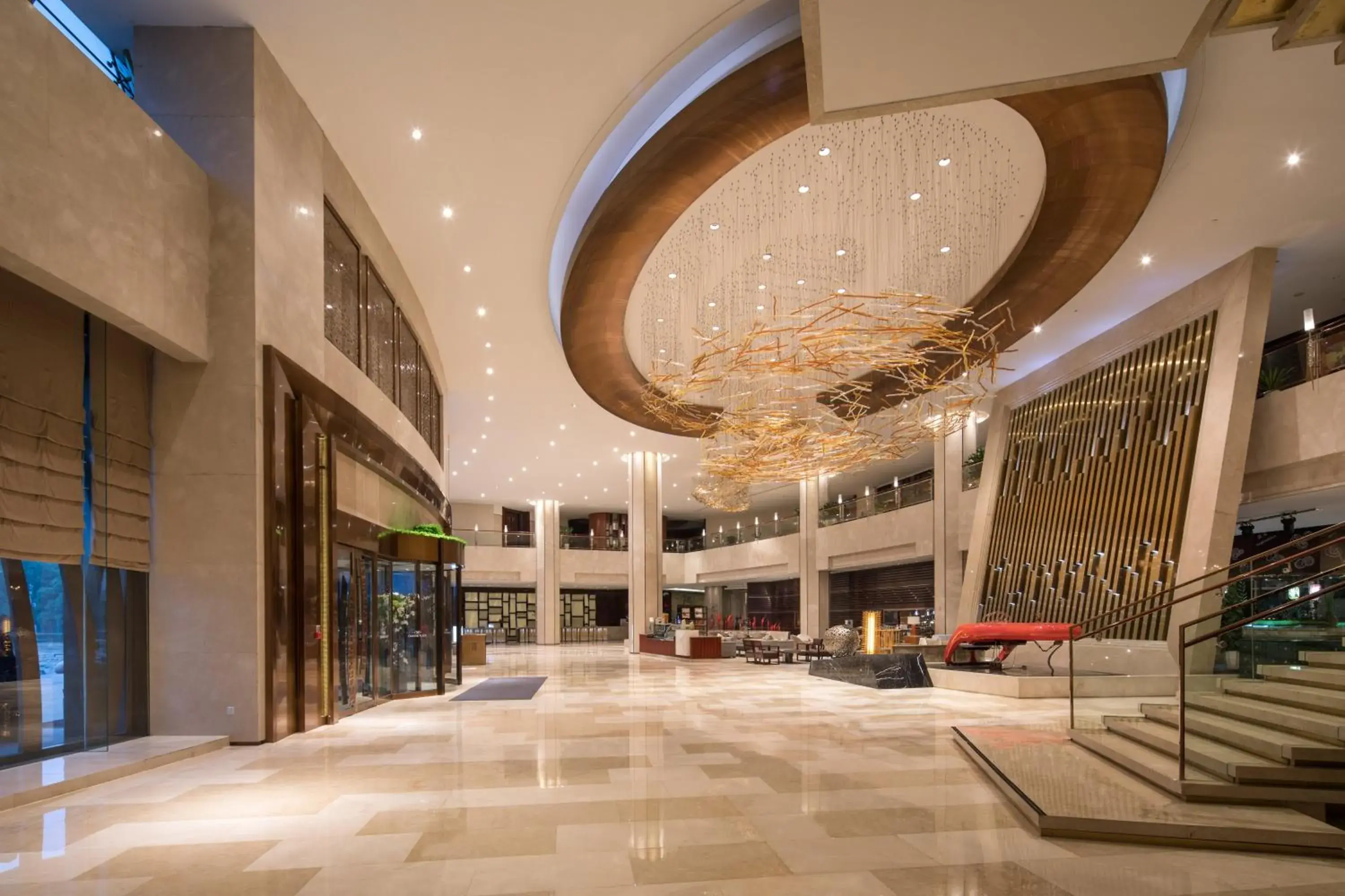 Property building, Lobby/Reception in Crowne Plaza Taizhou, an IHG Hotel