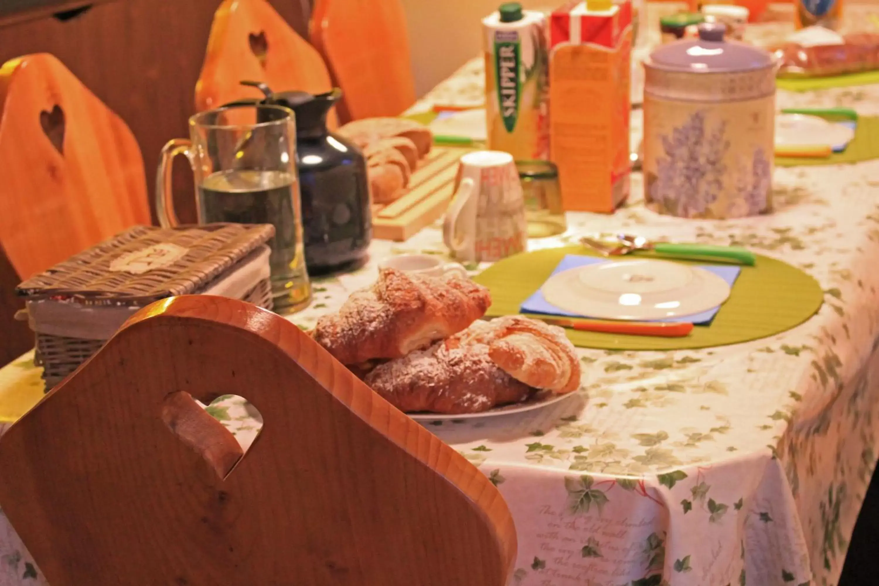 Italian breakfast in La Casa Sul Sasso