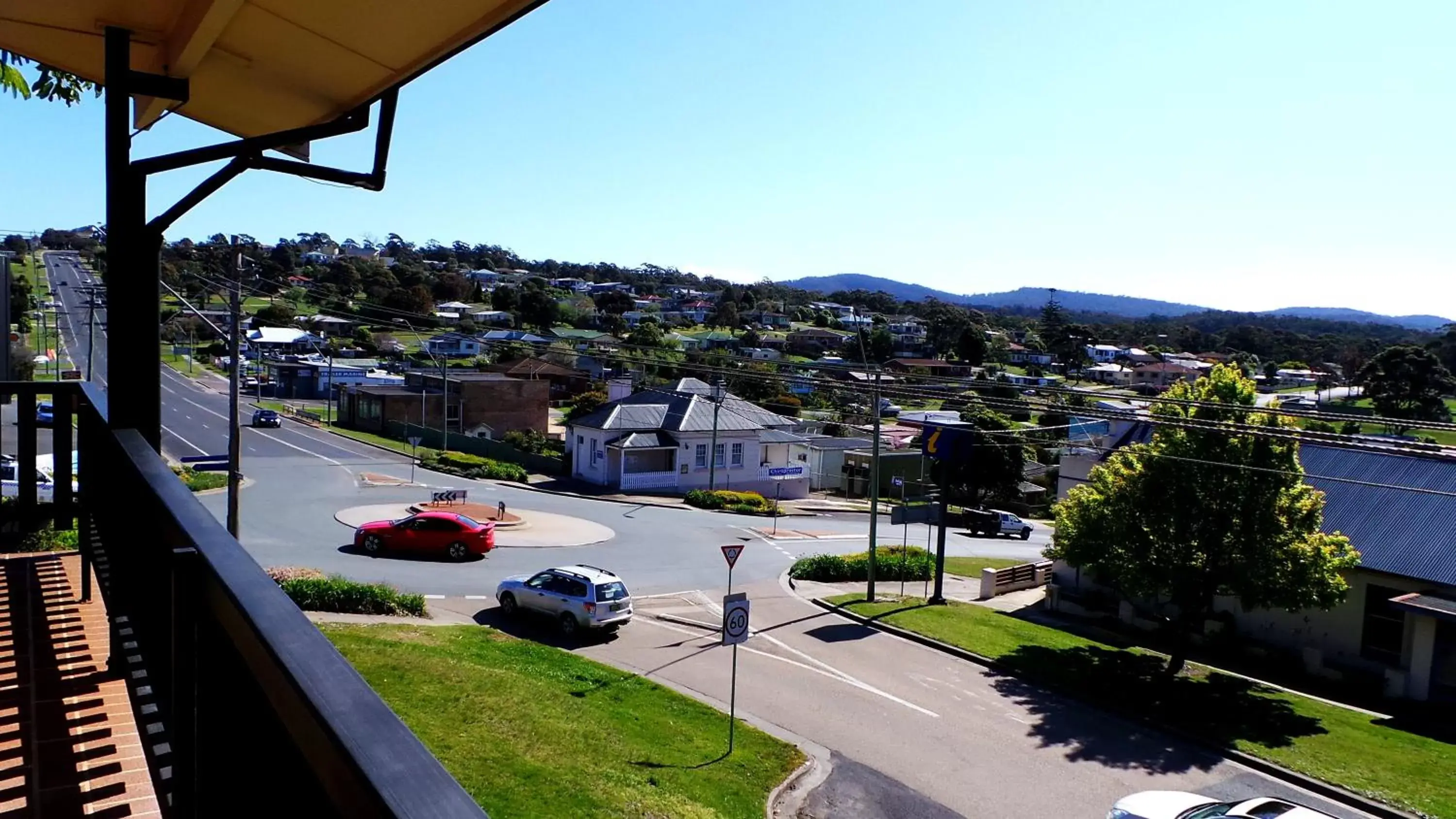 Balcony/Terrace in Halfway Motel