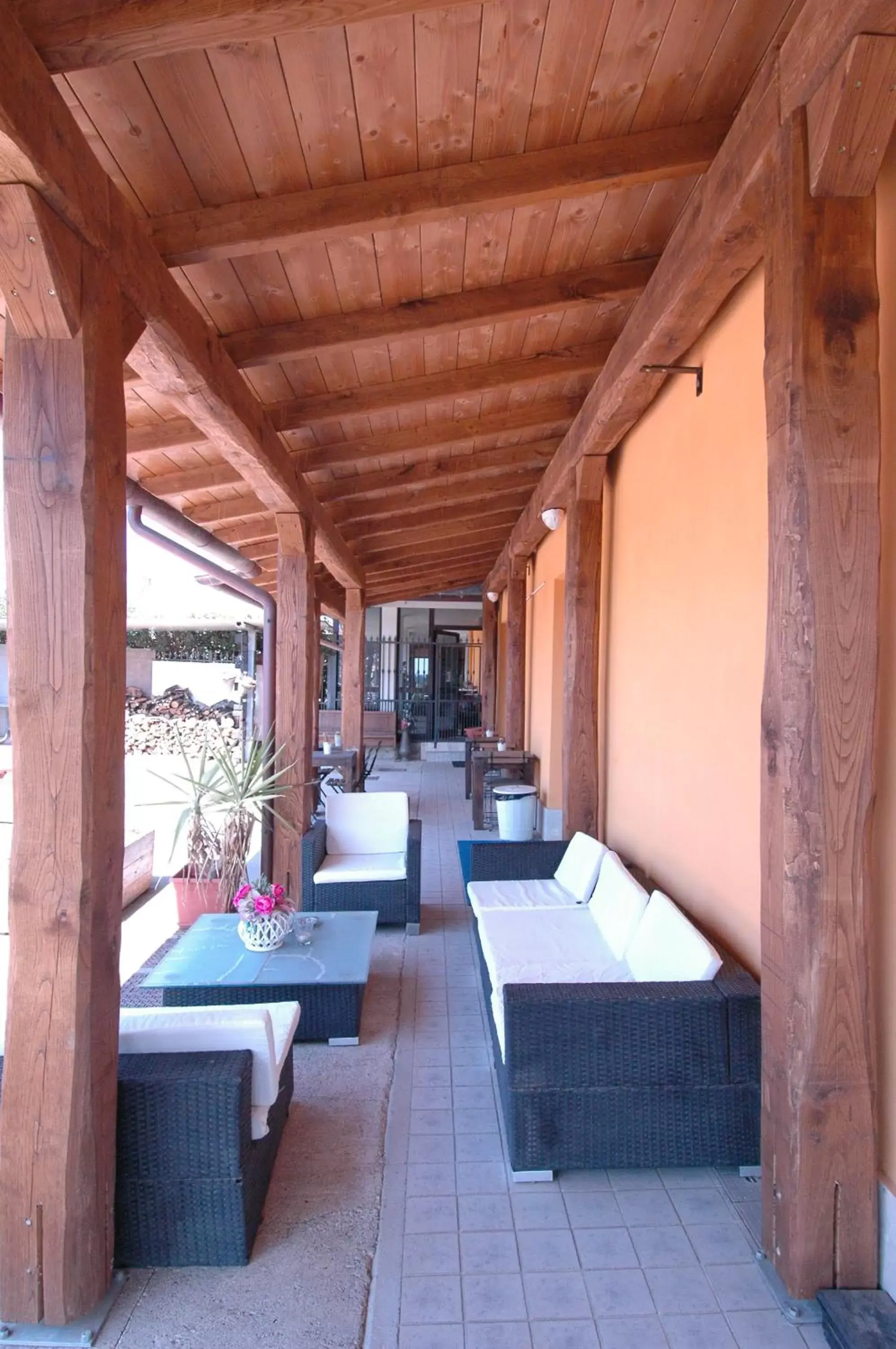 Balcony/Terrace in Albergo Luisss