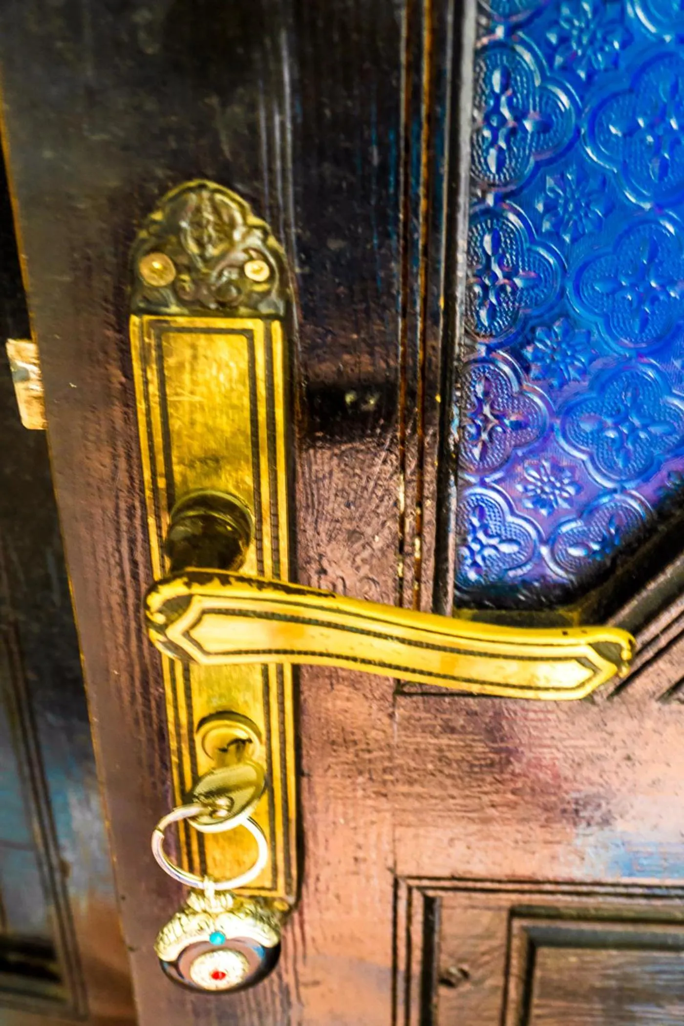 Decorative detail in Riad 58 Blu