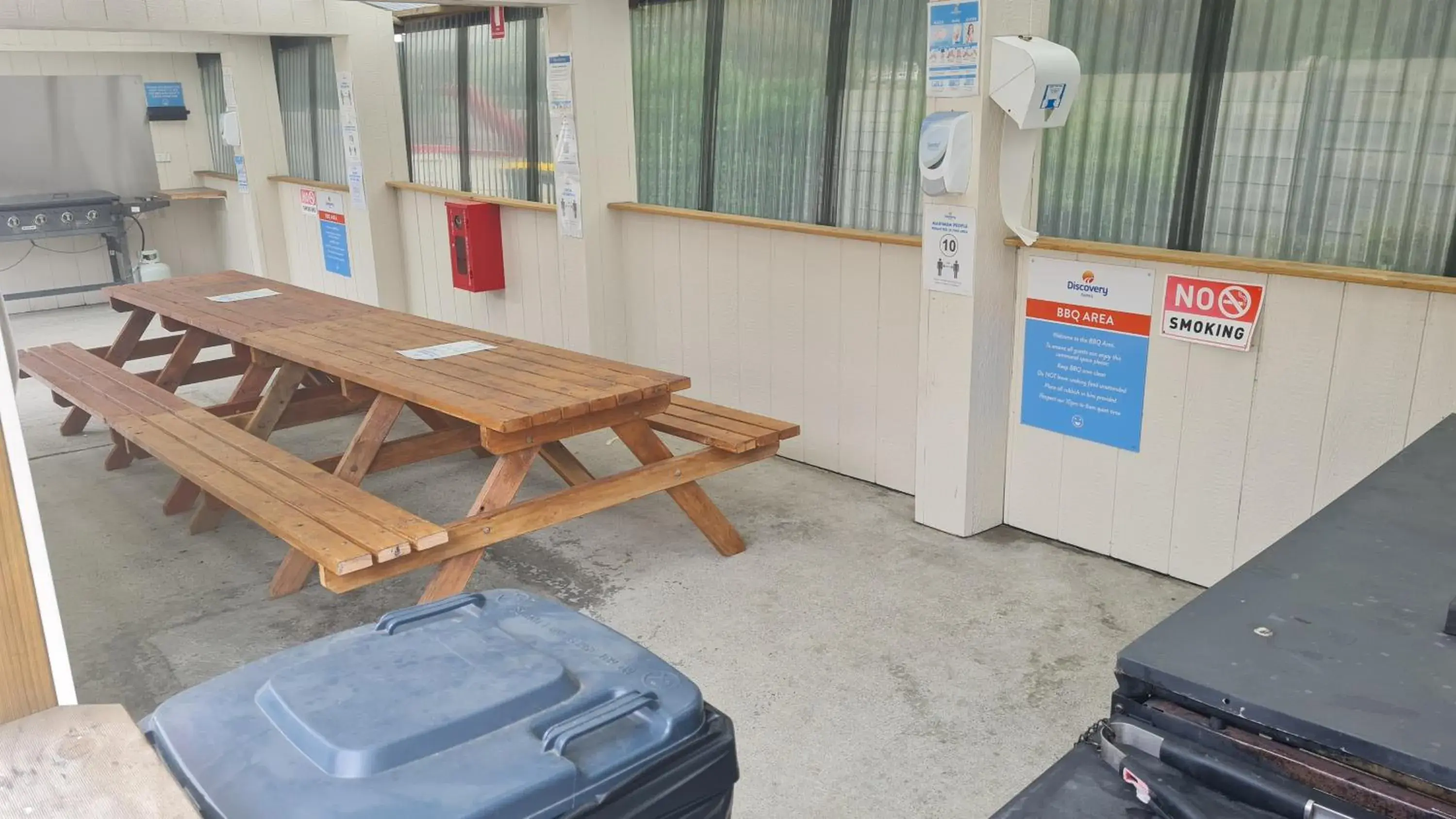 BBQ facilities in Discovery Parks - Mornington Hobart