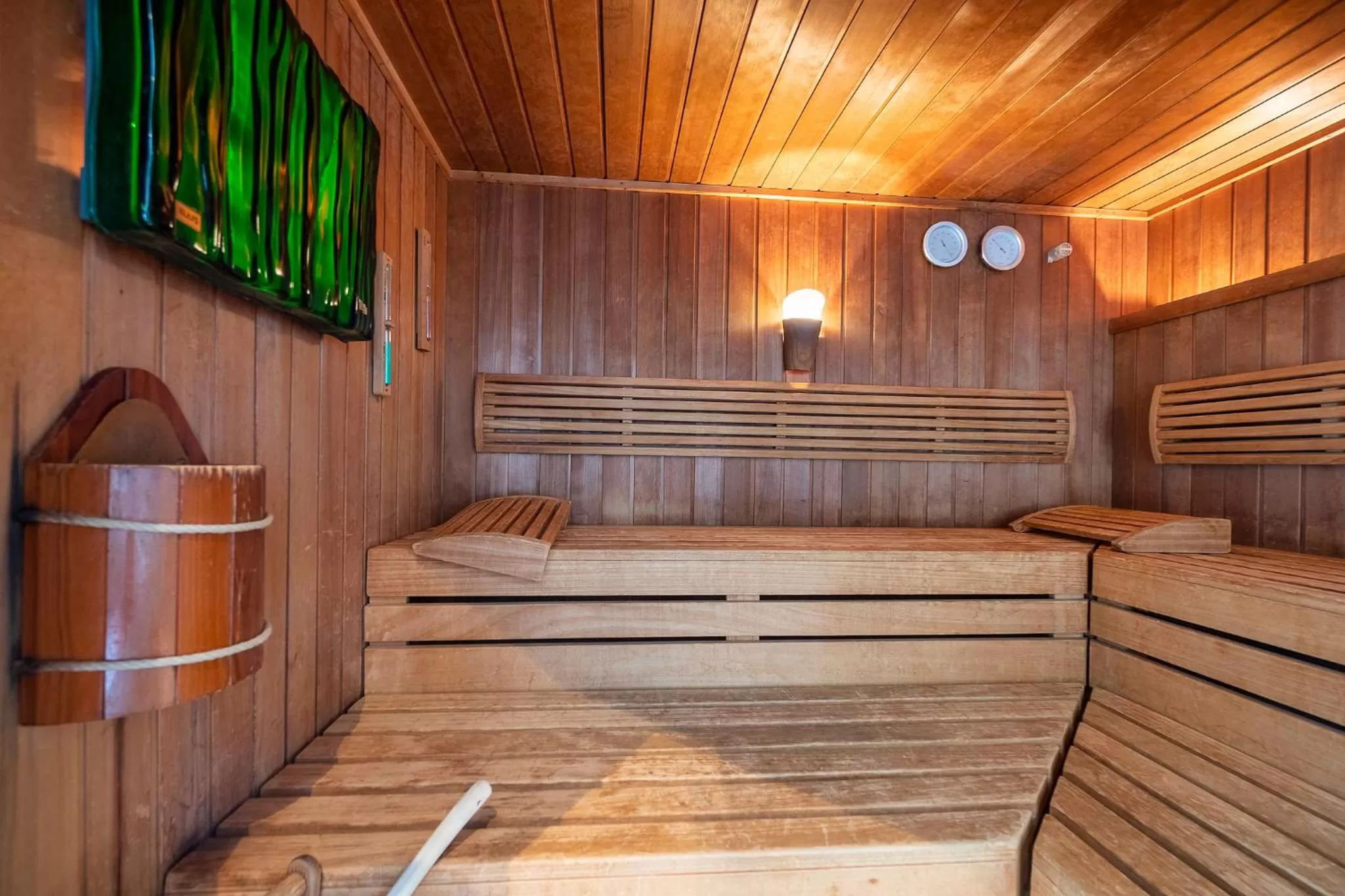 Sauna in Hotel Suitess
