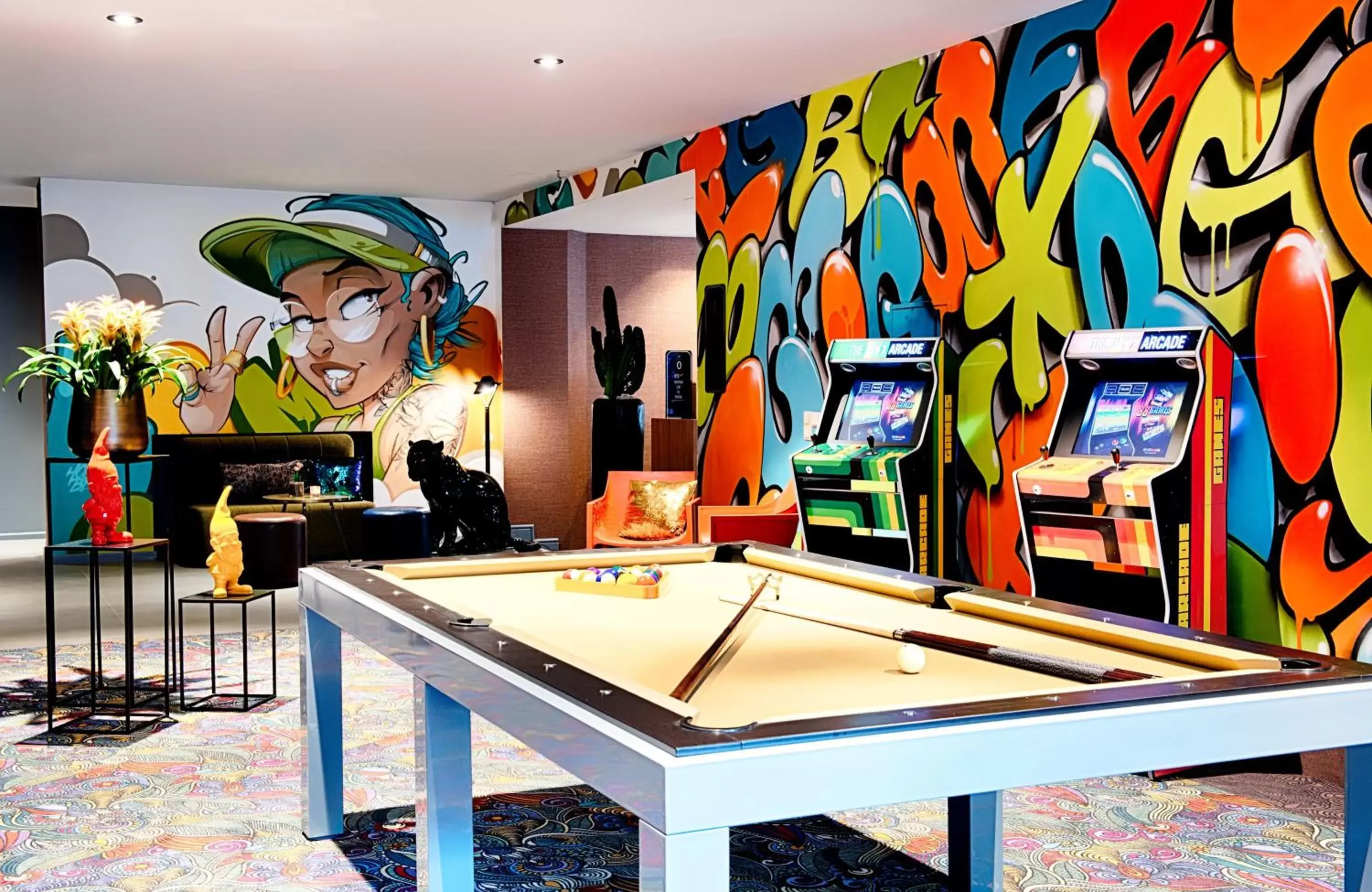 Game Room, Billiards in NYX Hotel Mannheim by Leonardo Hotels