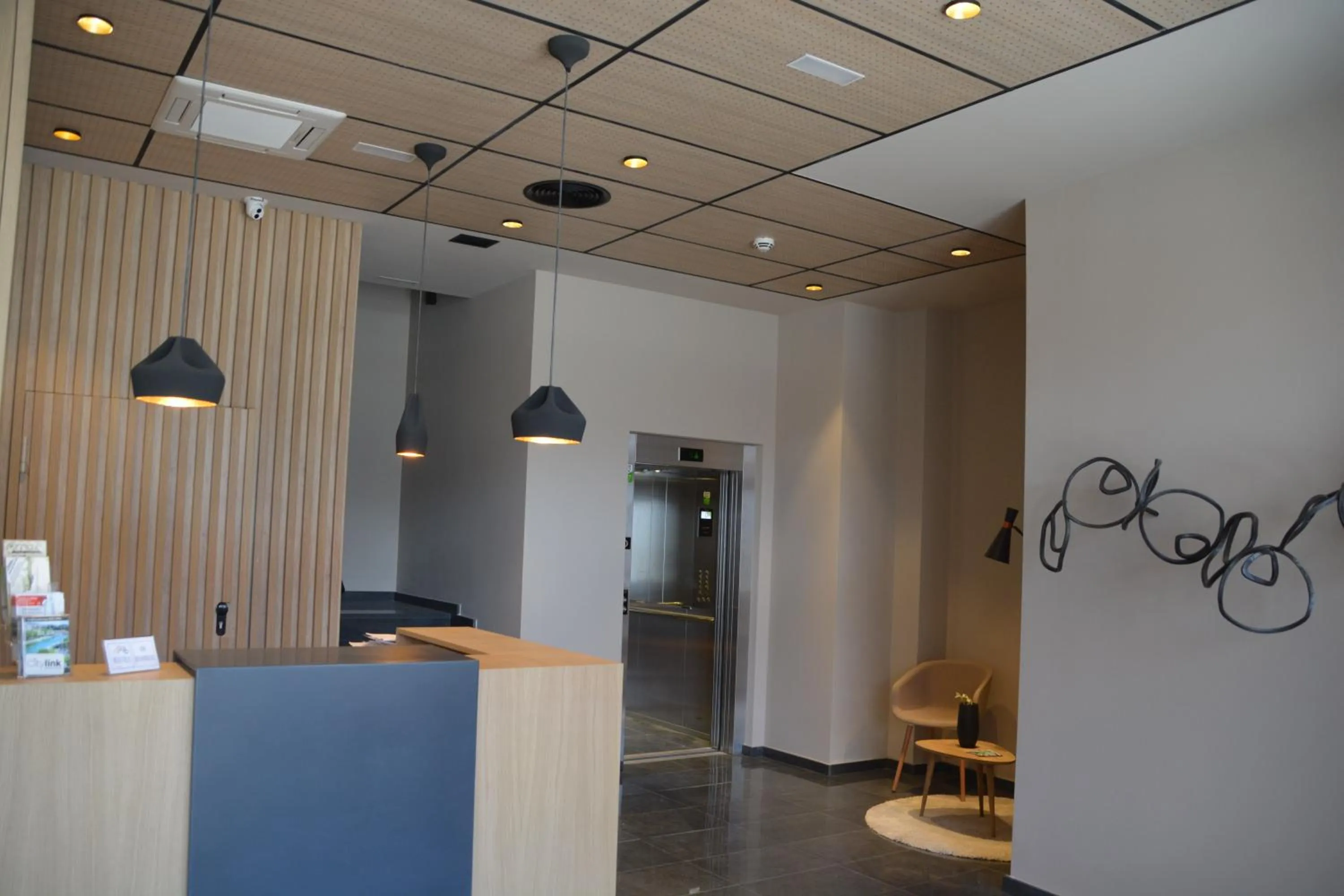 Lobby or reception in Hotel Bilbao Plaza