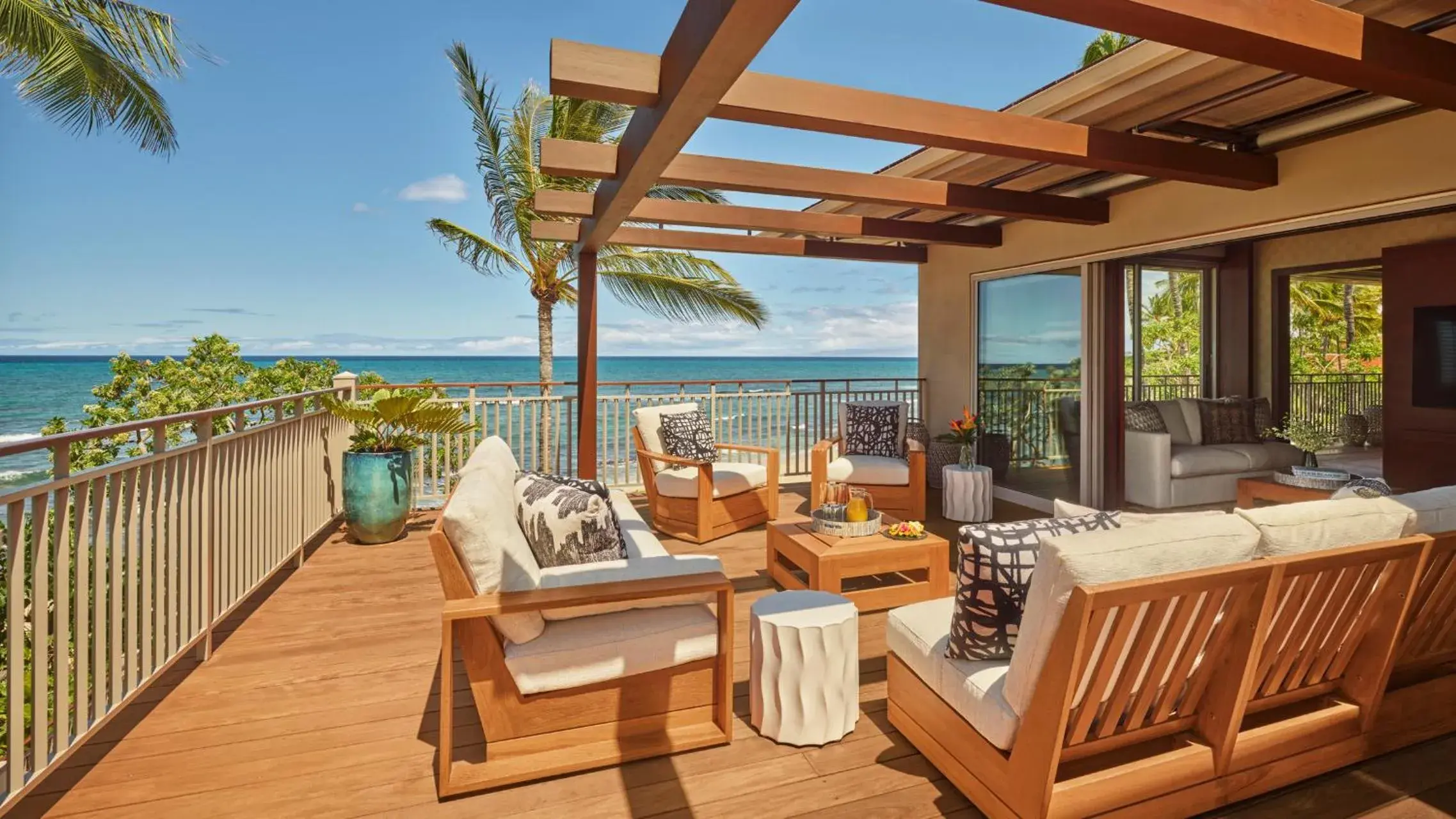 Patio in Four Seasons Resort Hualalai