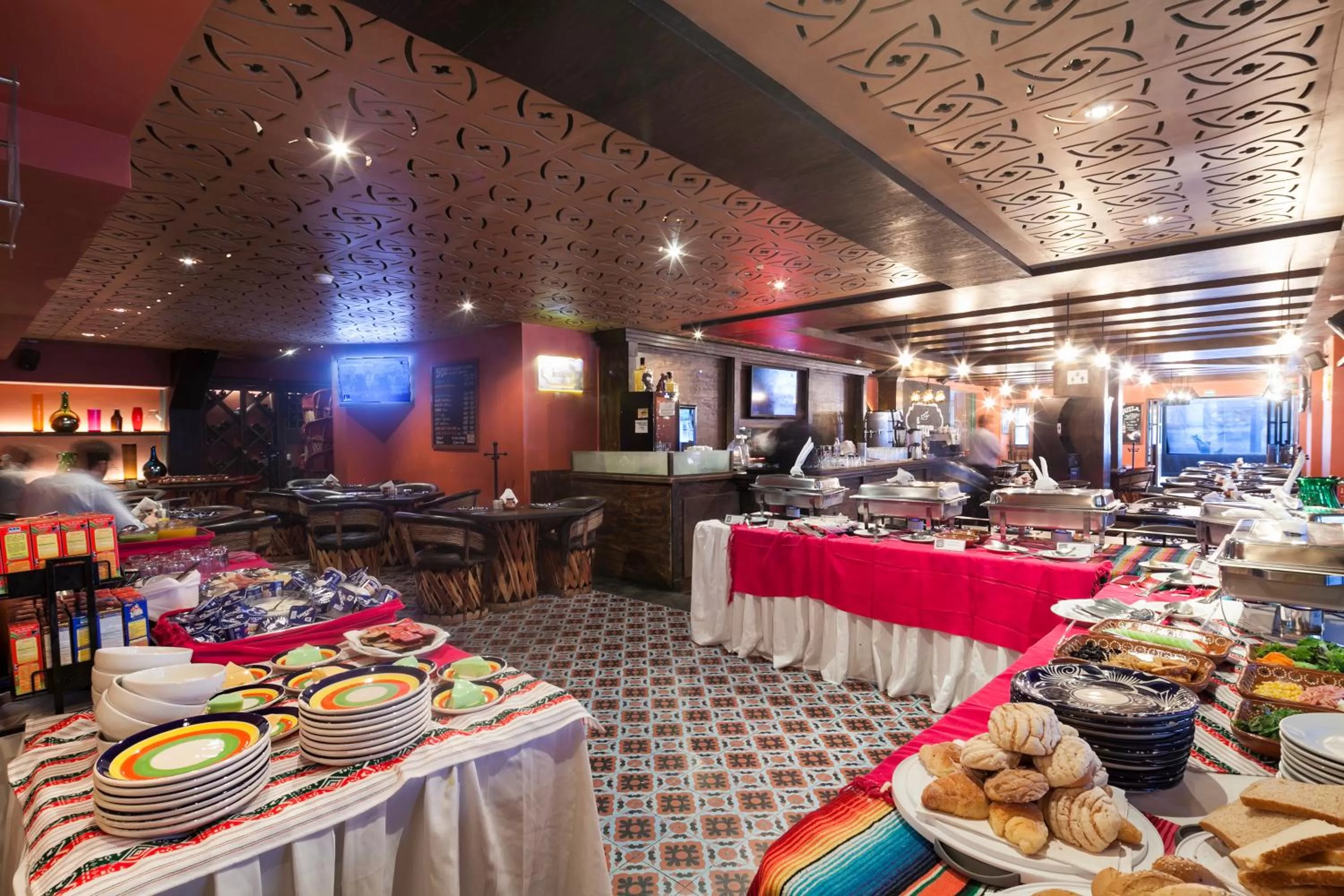 Buffet breakfast in Exe Suites San Marino