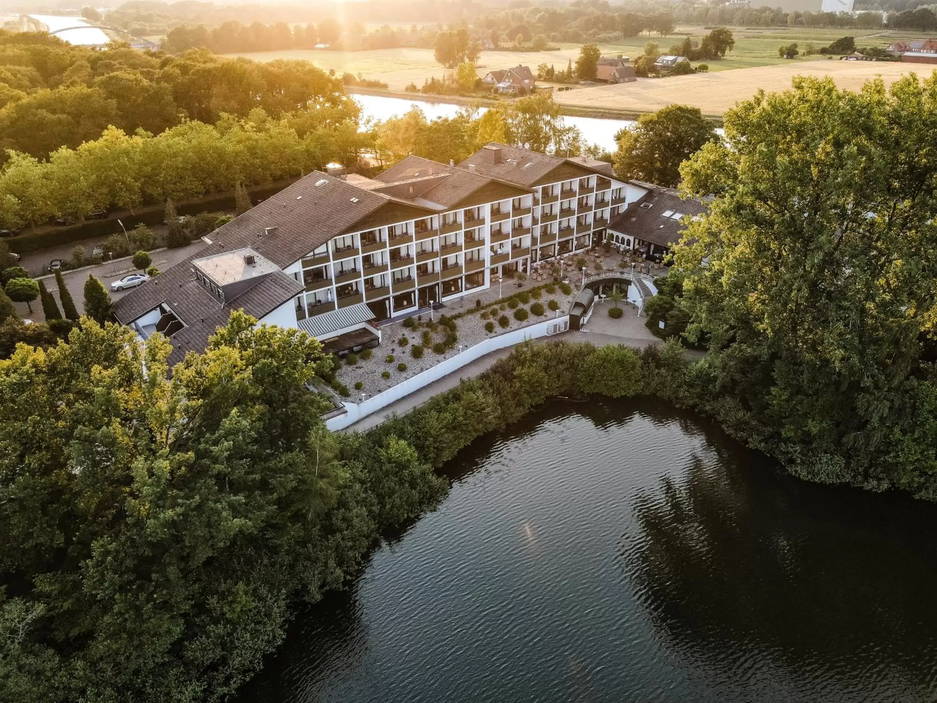 Property building, Bird's-eye View in Best Western Premier Seehotel Krautkrämer