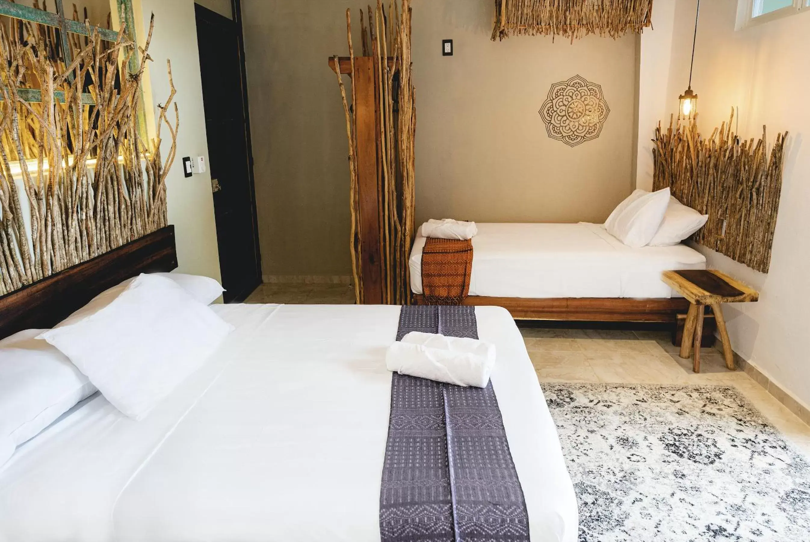 Double or Twin Room with Terrace in LA TULUMEÑA Boutique Hotel Double or Twin Room with Terrace in LA TULUMEÑA Boutique Hotel