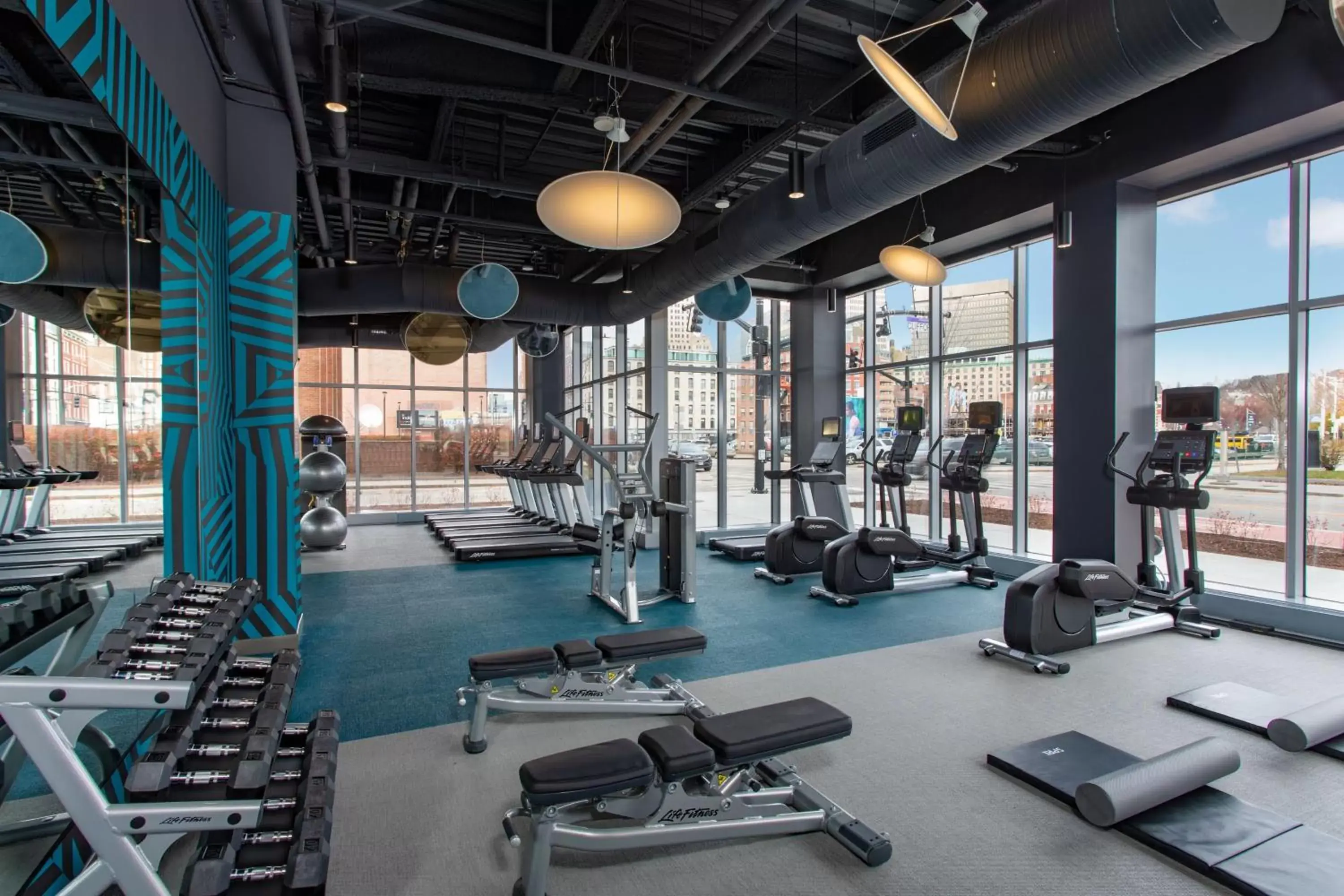 Fitness centre/facilities, Fitness Center/Facilities in Aloft Providence Downtown