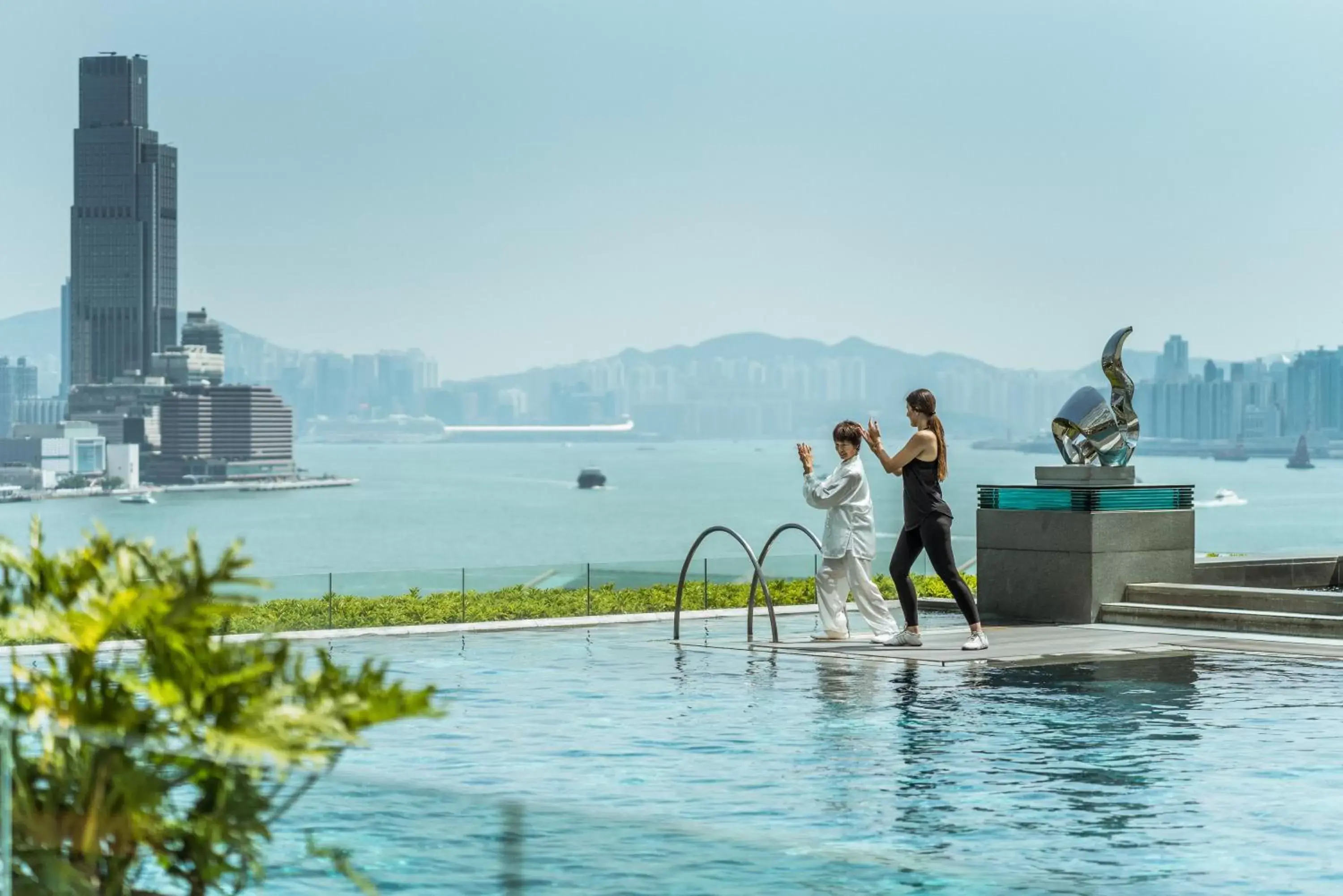 Swimming pool in Four Seasons Hotel Hong Kong