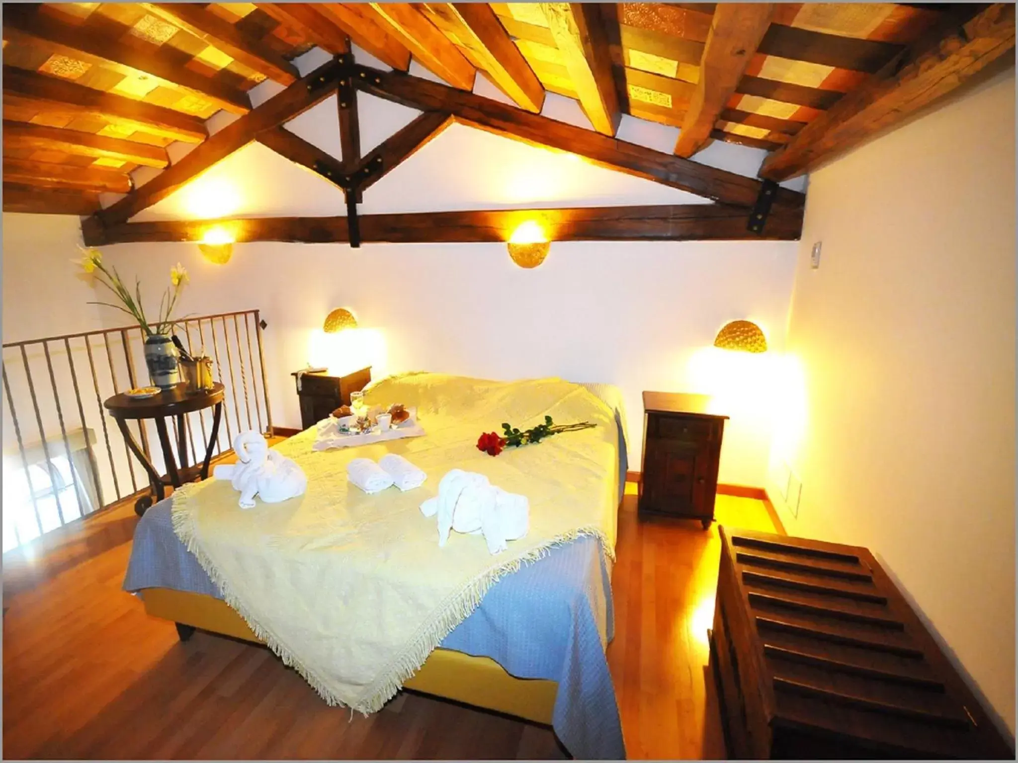 Bedroom, Bed in Grand Hotel La Batia