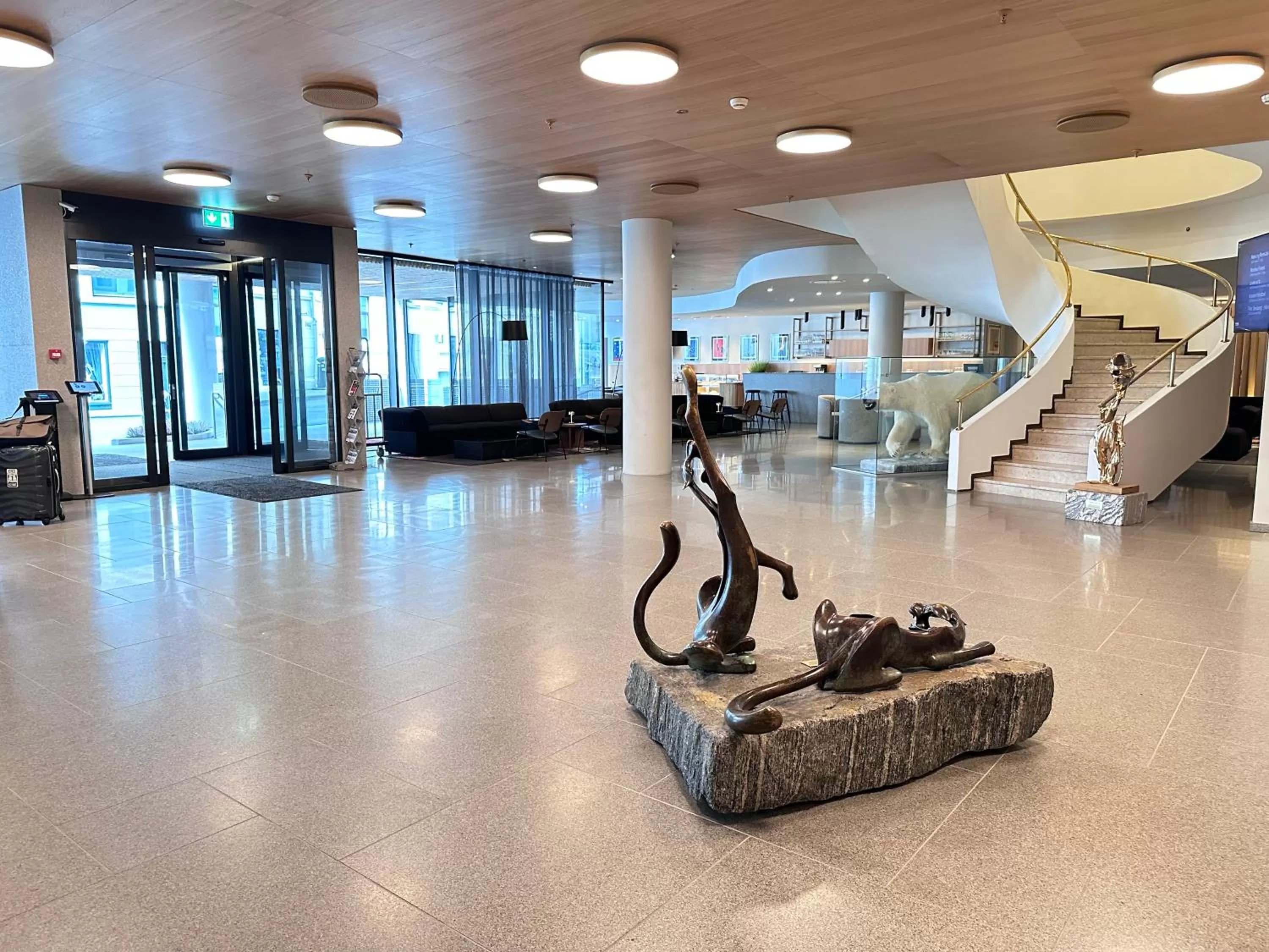 Lobby or reception in Scandic Parken
