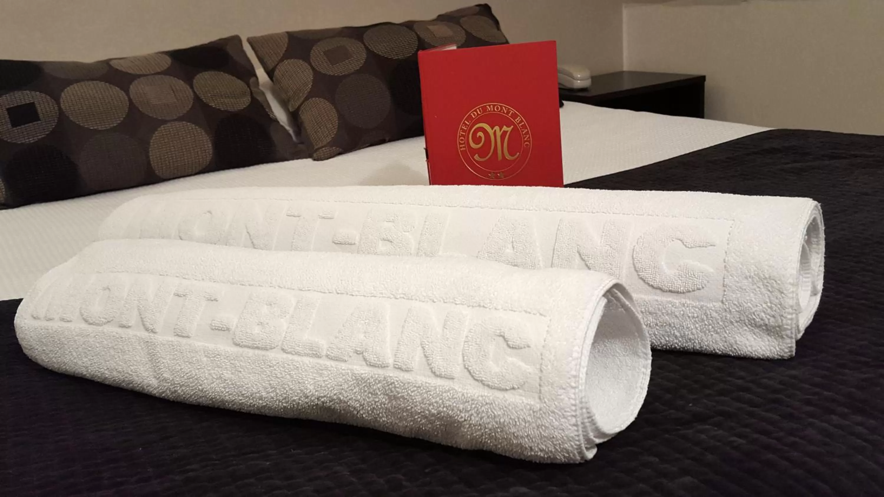 Property logo or sign, Bed in Hôtel du Mont Blanc