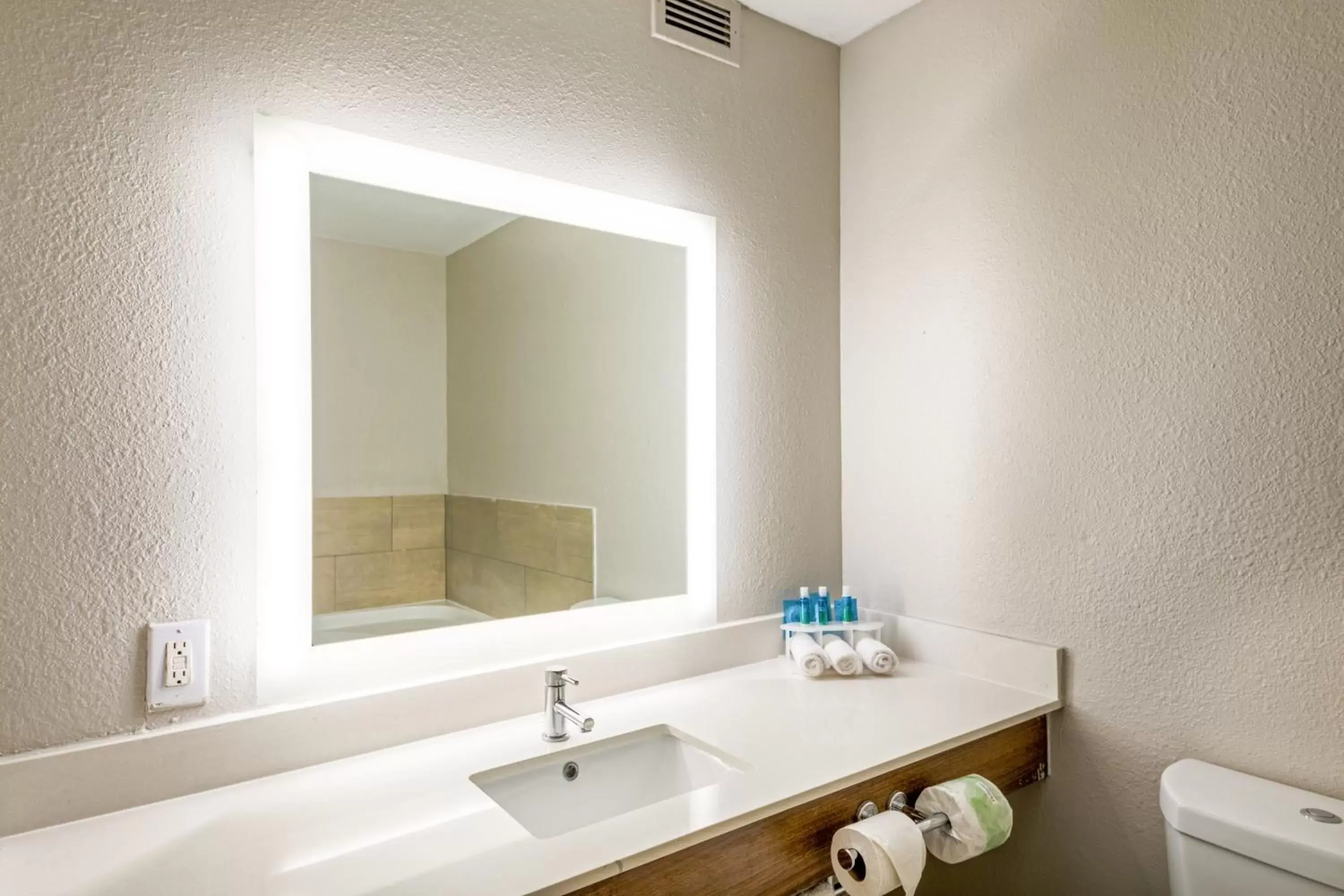 Bathroom in Holiday Inn Express Hotel & Suites Columbus, an IHG Hotel