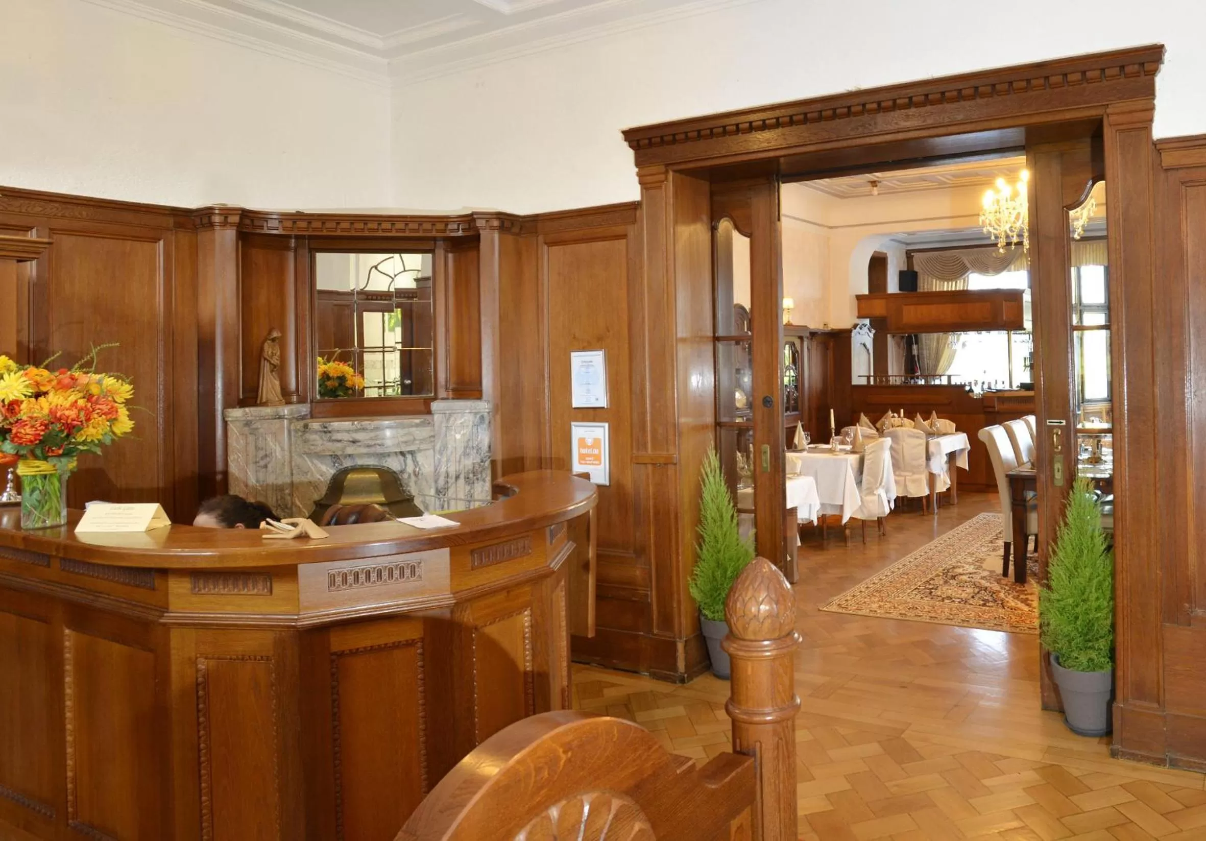 Lobby or reception in Villa Oranien