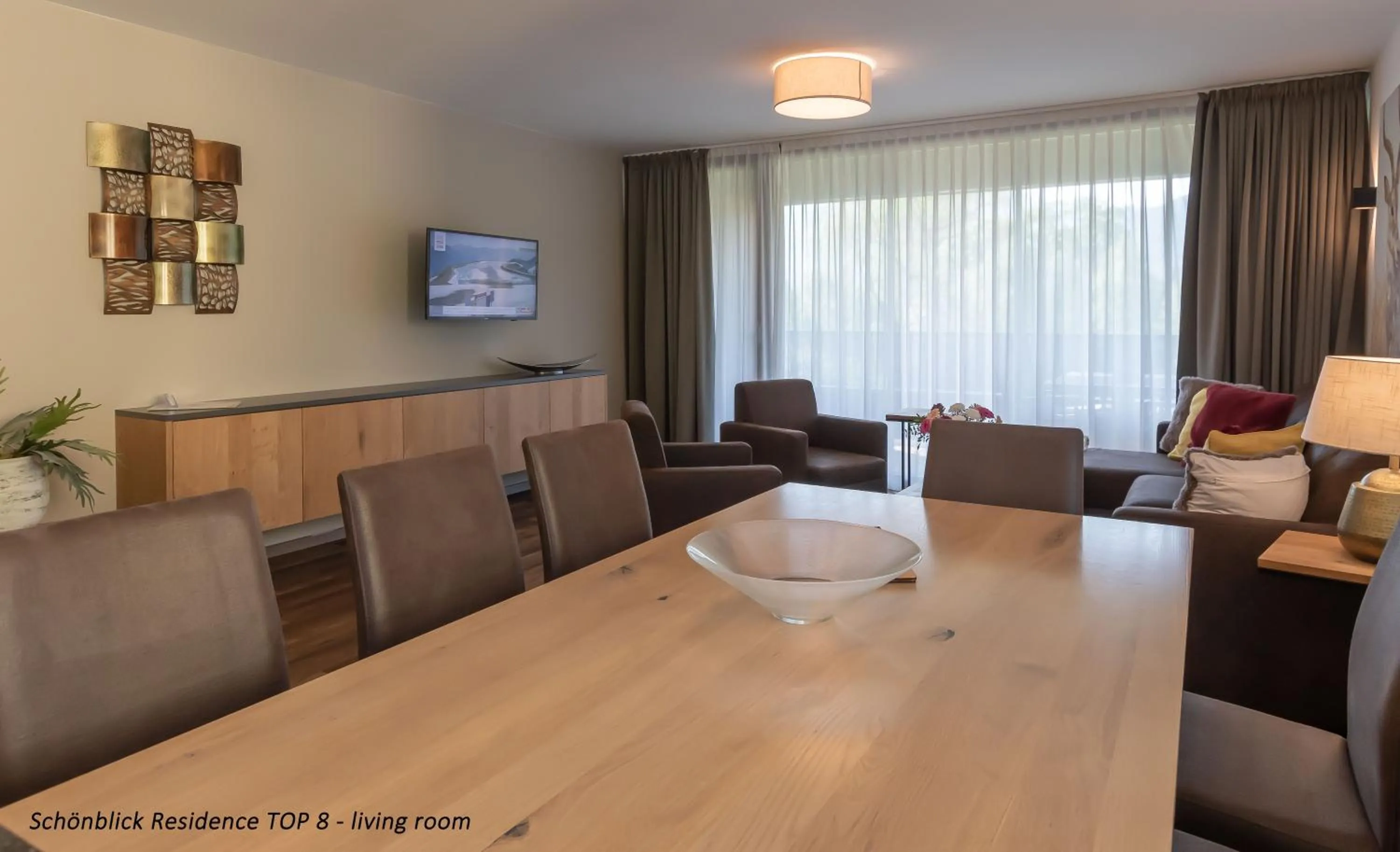 Living room, Dining Area in Schönblick Residence - Absolut Alpine Apartments