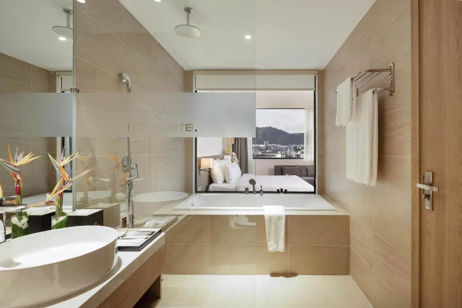 Bathroom in DQua Hotel