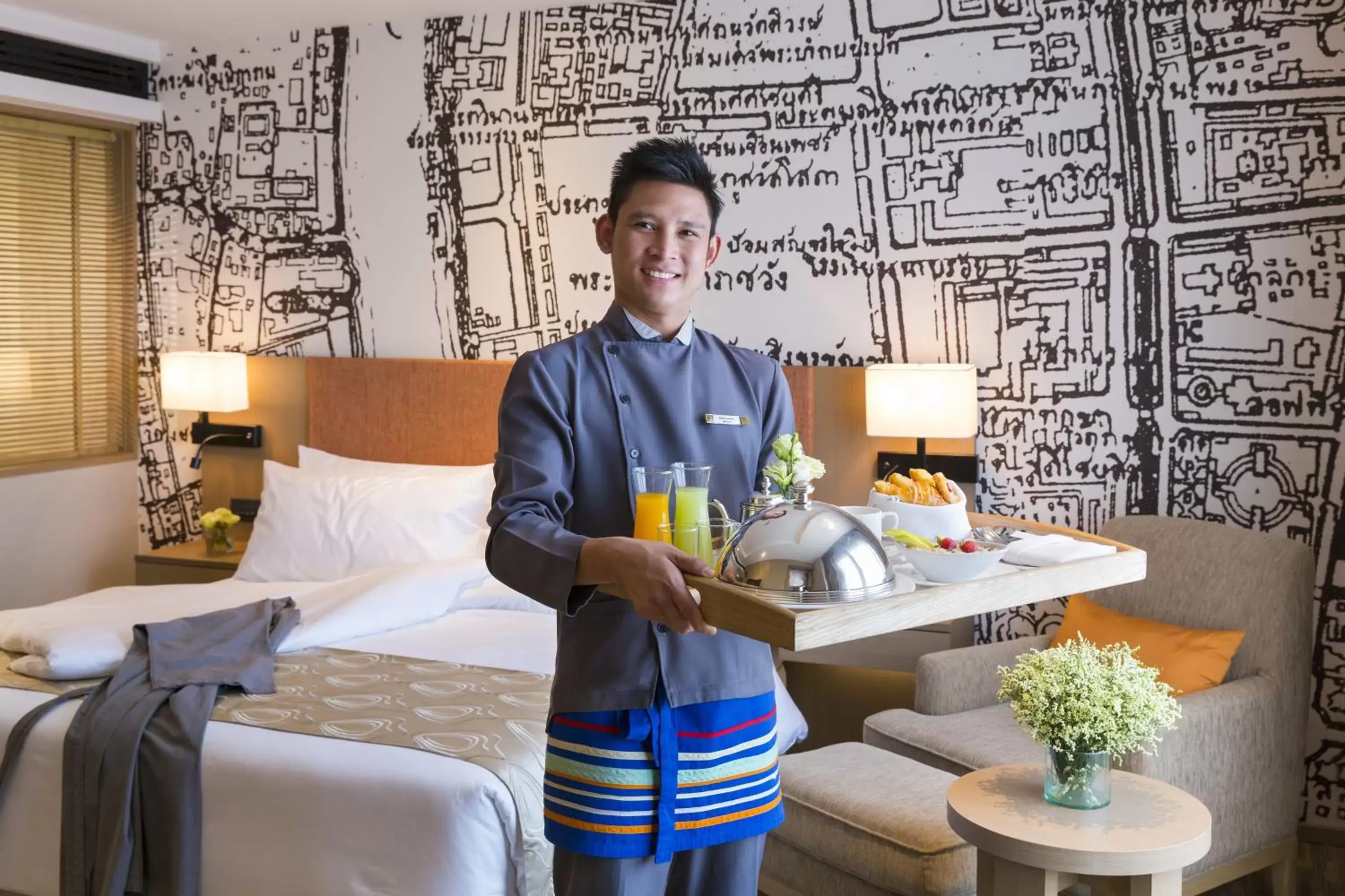 room service in Grand Fortune Hotel Bangkok - SHA Extra Plus