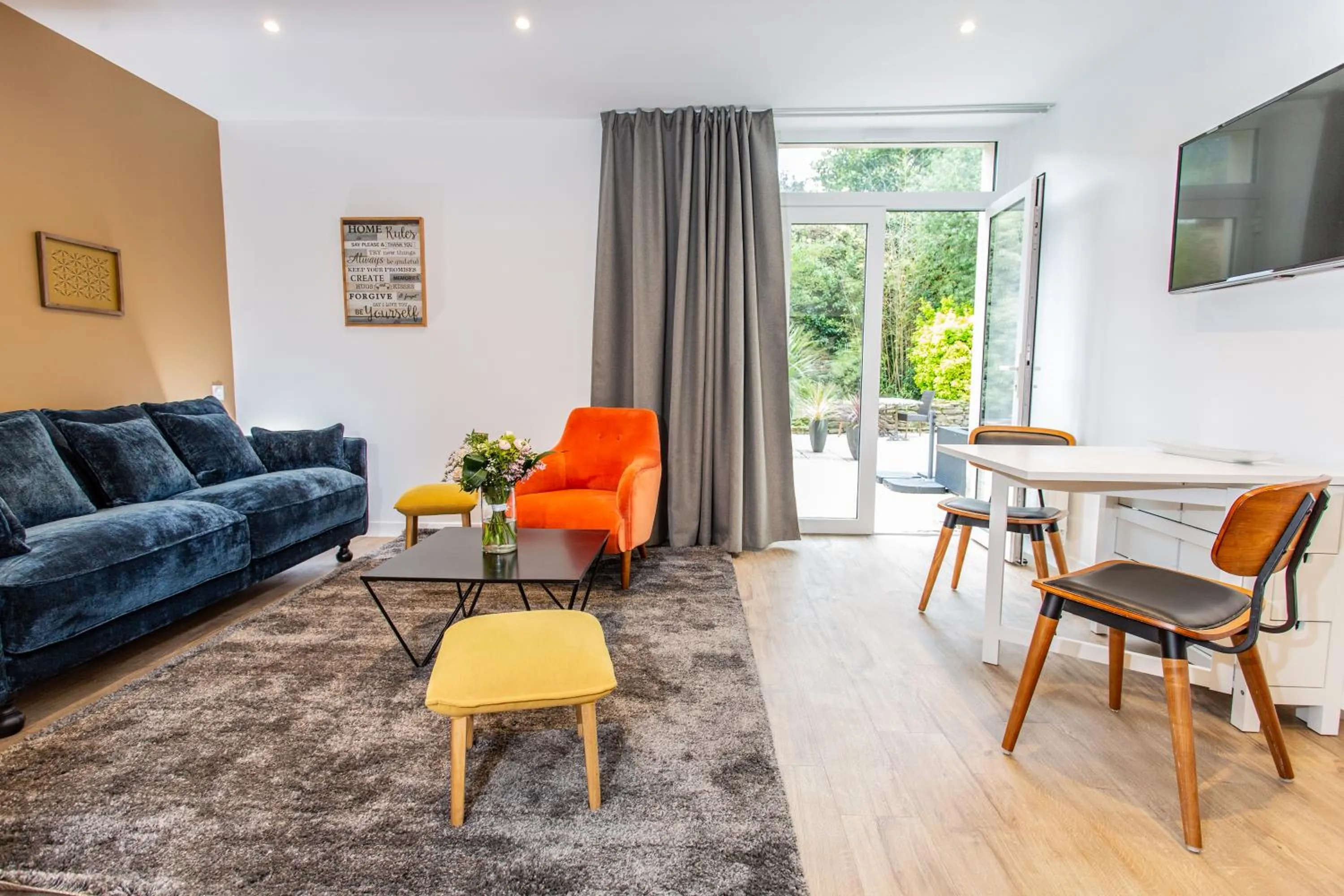 Seating area in Ty Mad Hôtel