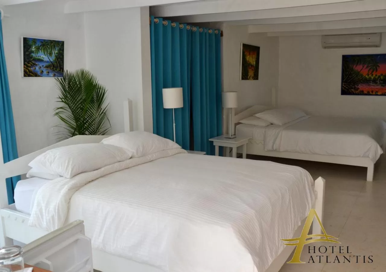 Bed in Hotel Atlantis