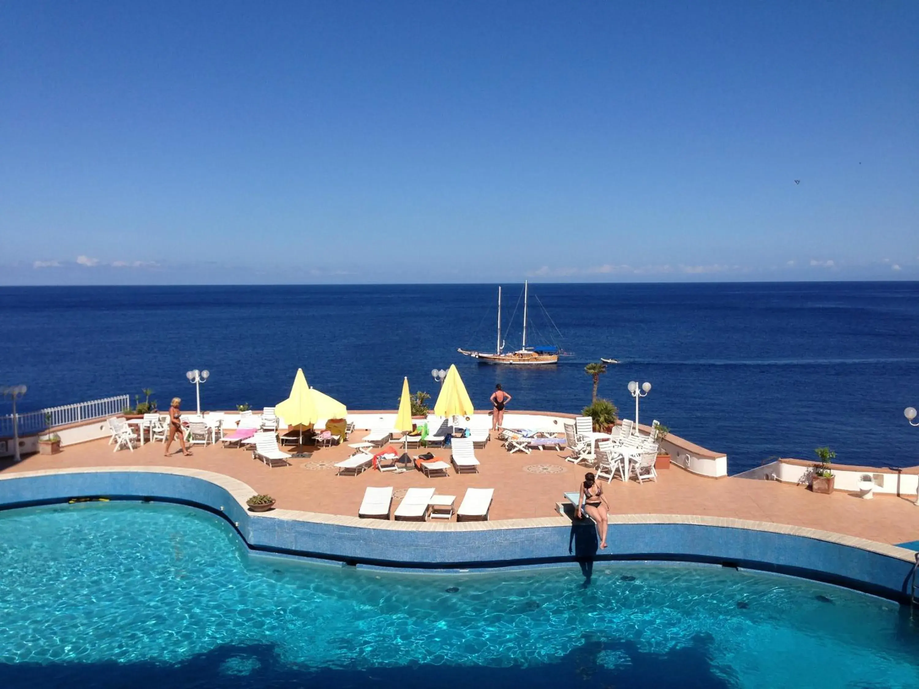 Day, Pool View in Hotel Carasco