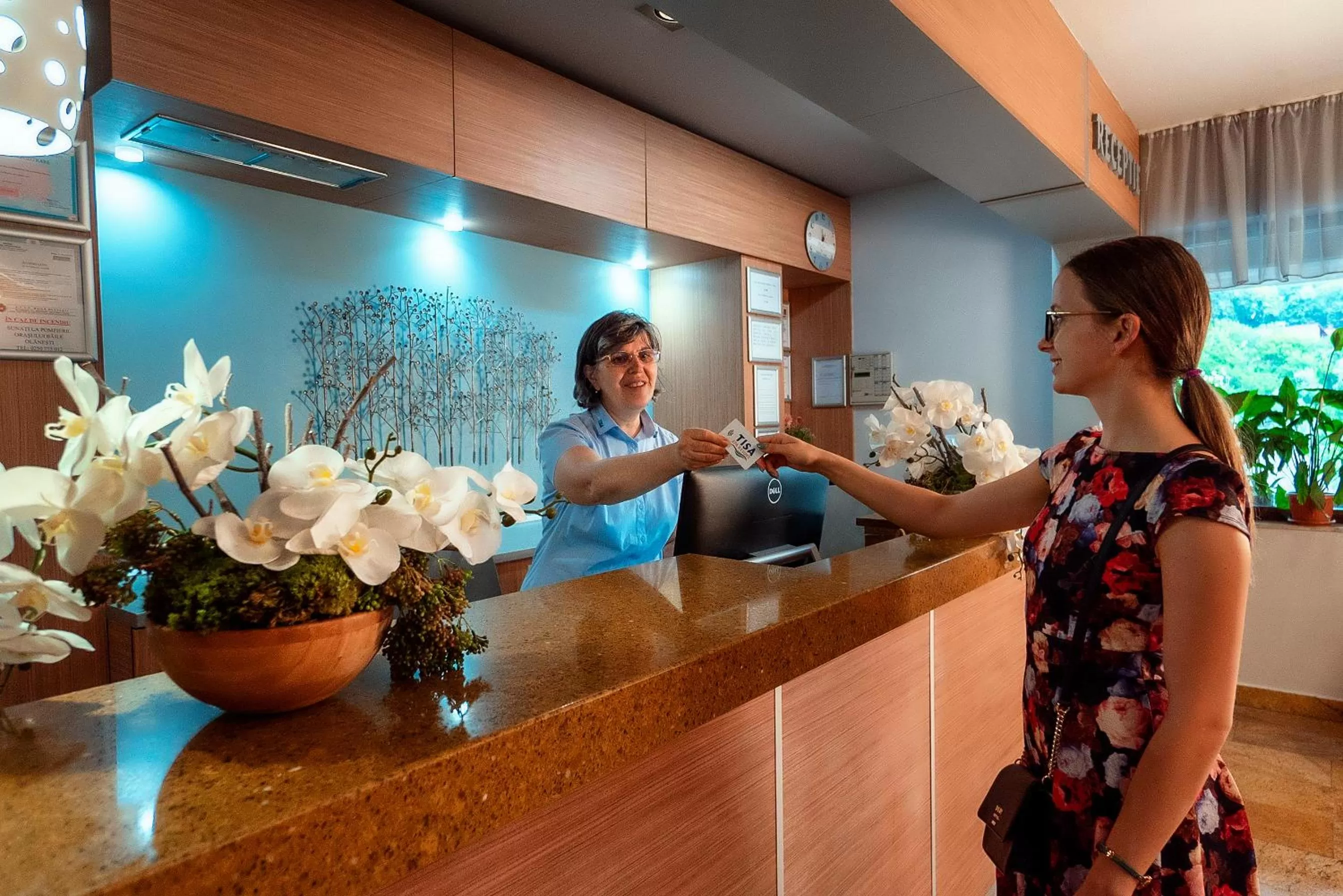 Lobby or reception in Hotel TISA