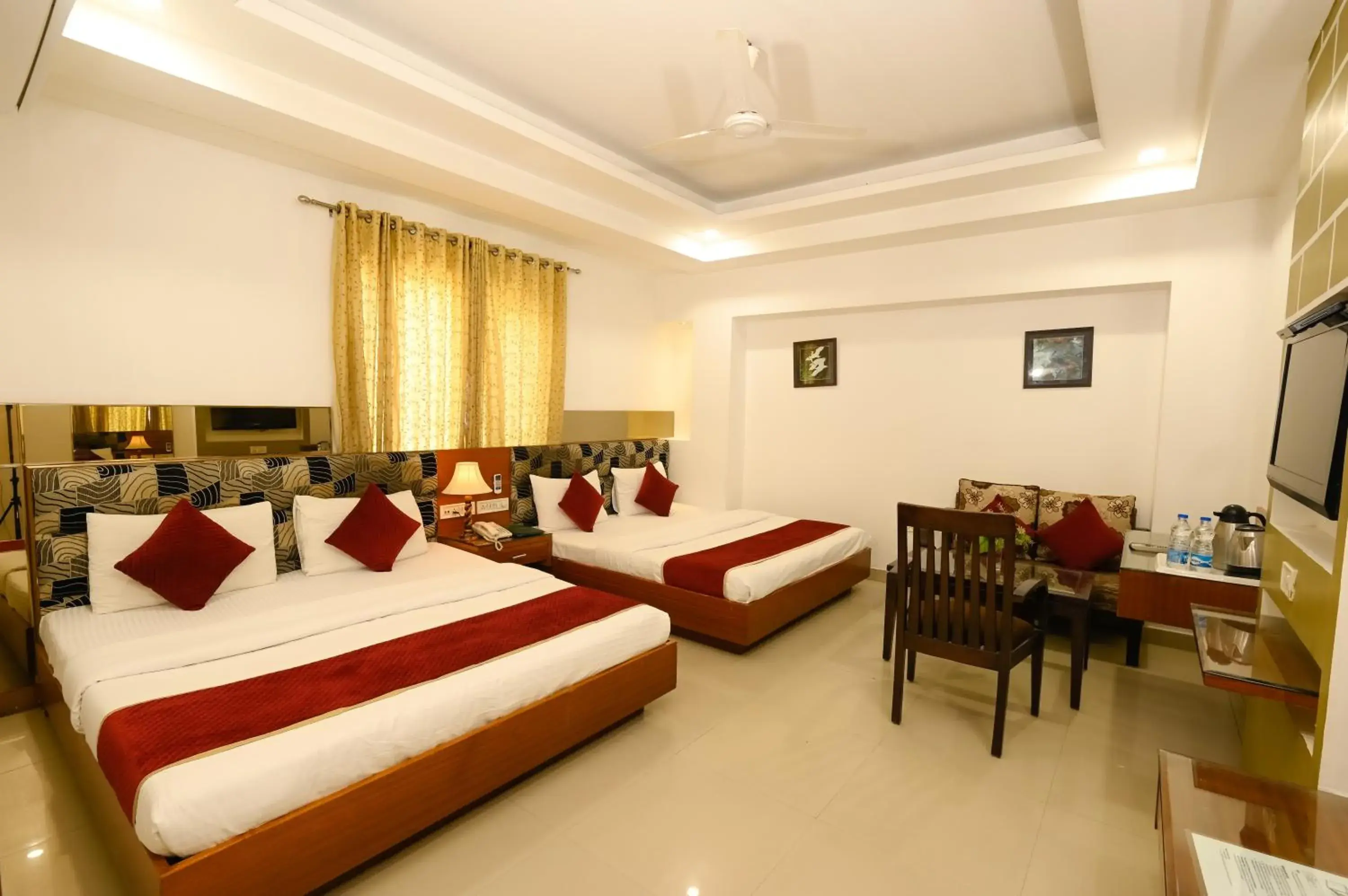 Photo of the whole room in Hotel Krishna Deluxe-By RCG Hotels