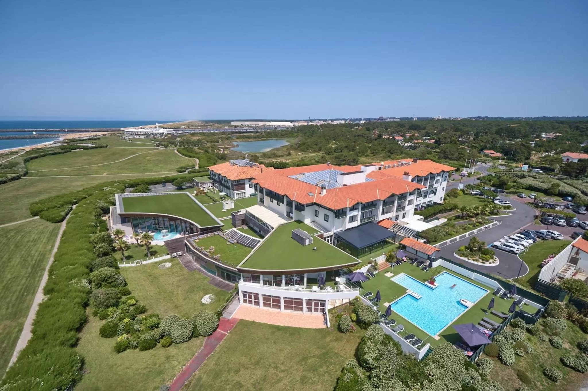 Bird's eye view in Les Terrasses d'Atlanthal