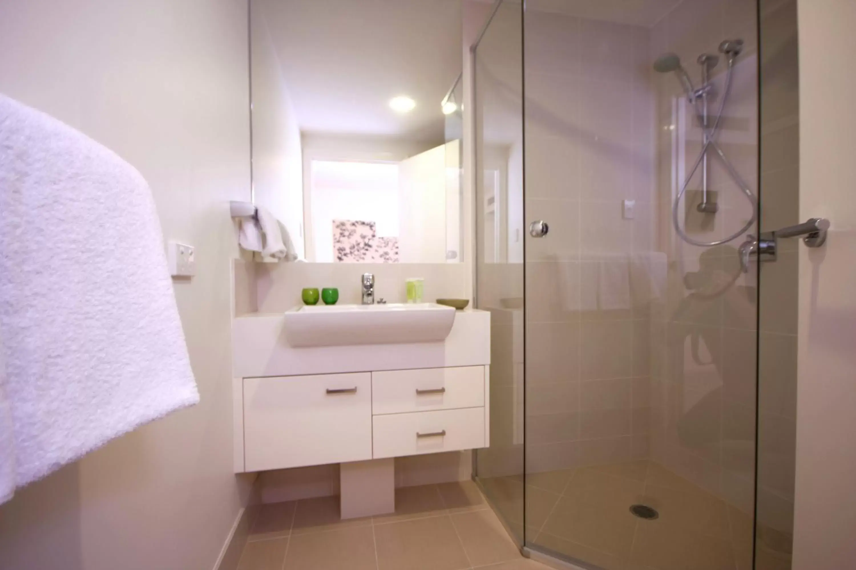 Bathroom in Domain Serviced Apartments