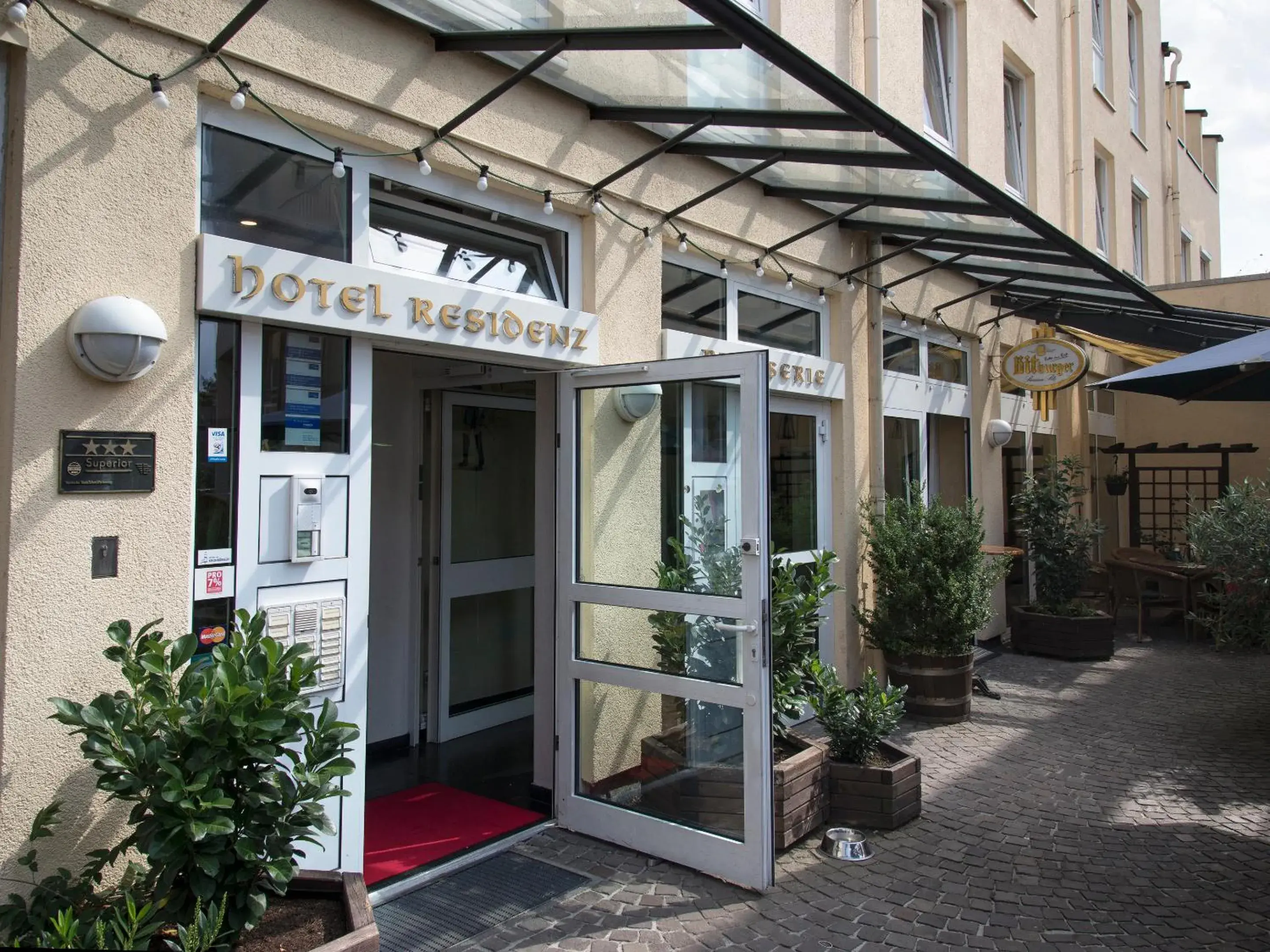 Facade/entrance in Posthaus Hotel Residenz