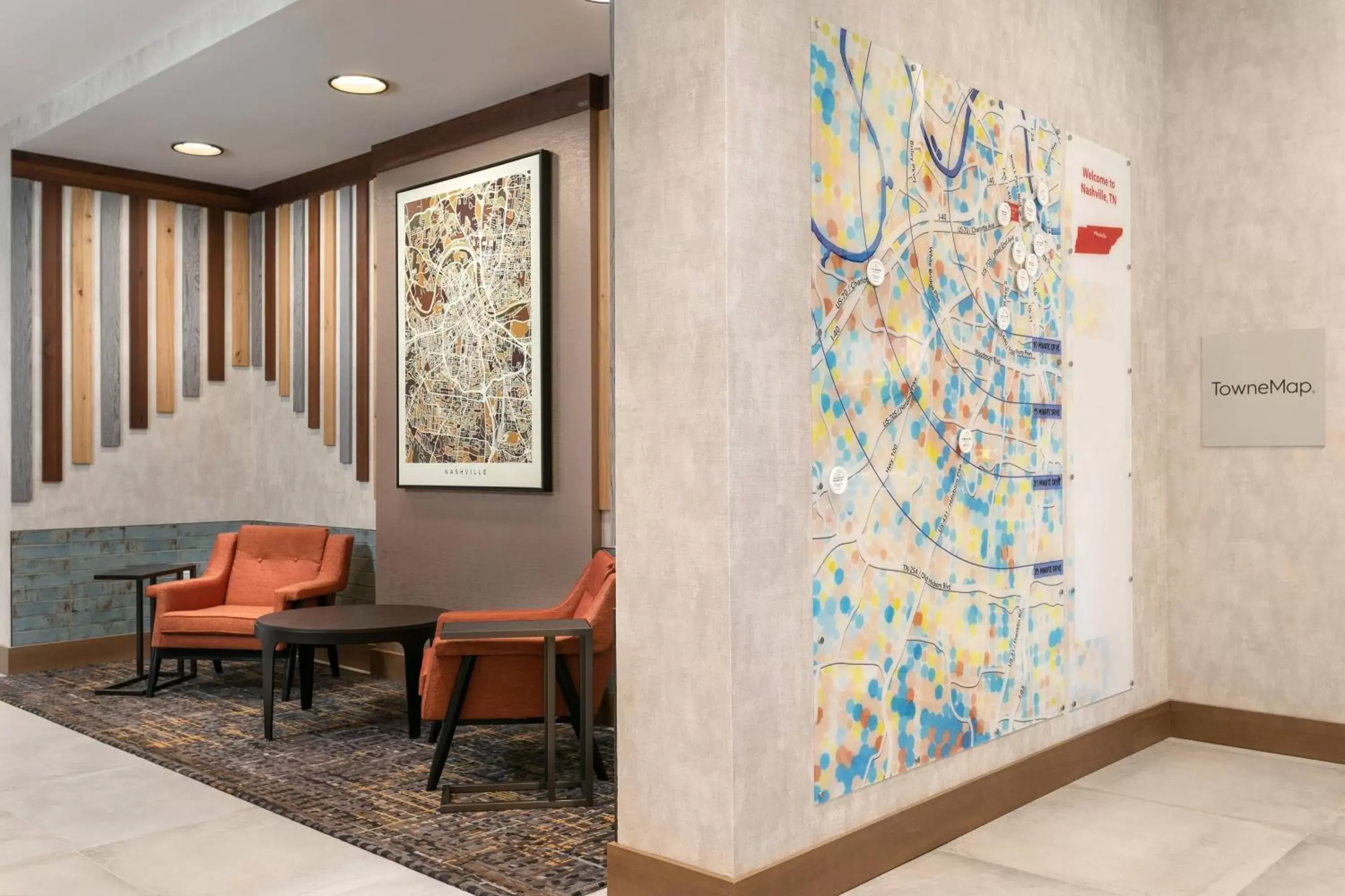 Location, Seating Area in TownePlace Suites by Marriott Nashville Midtown