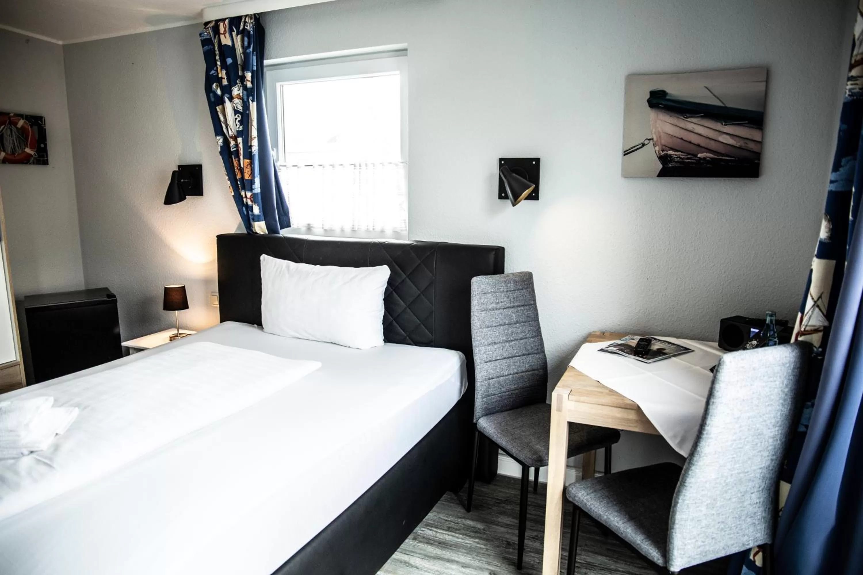 Bed in Hotel Tum Stüürmann