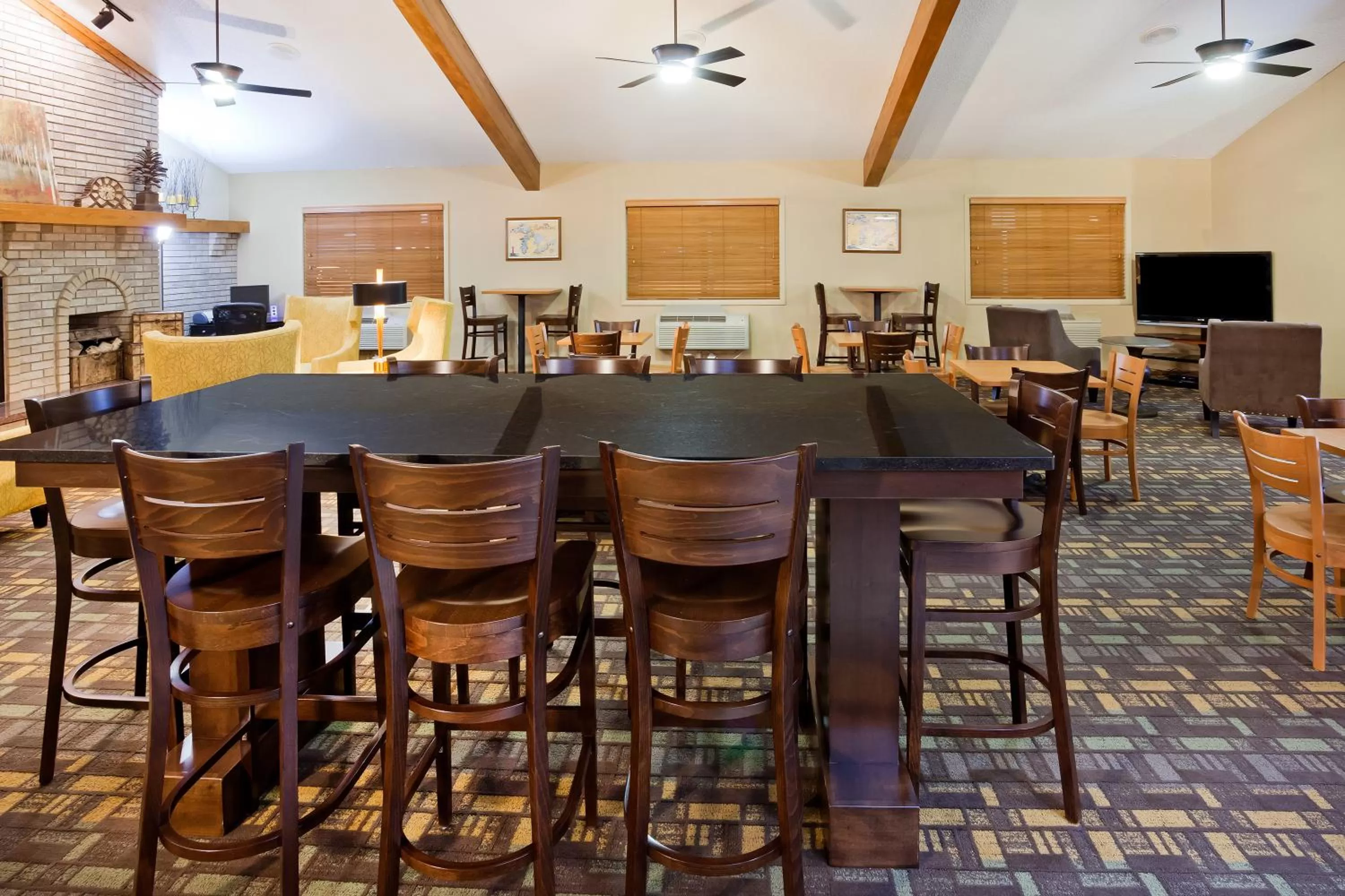 American breakfast in AmericInn by Wyndham Ironwood