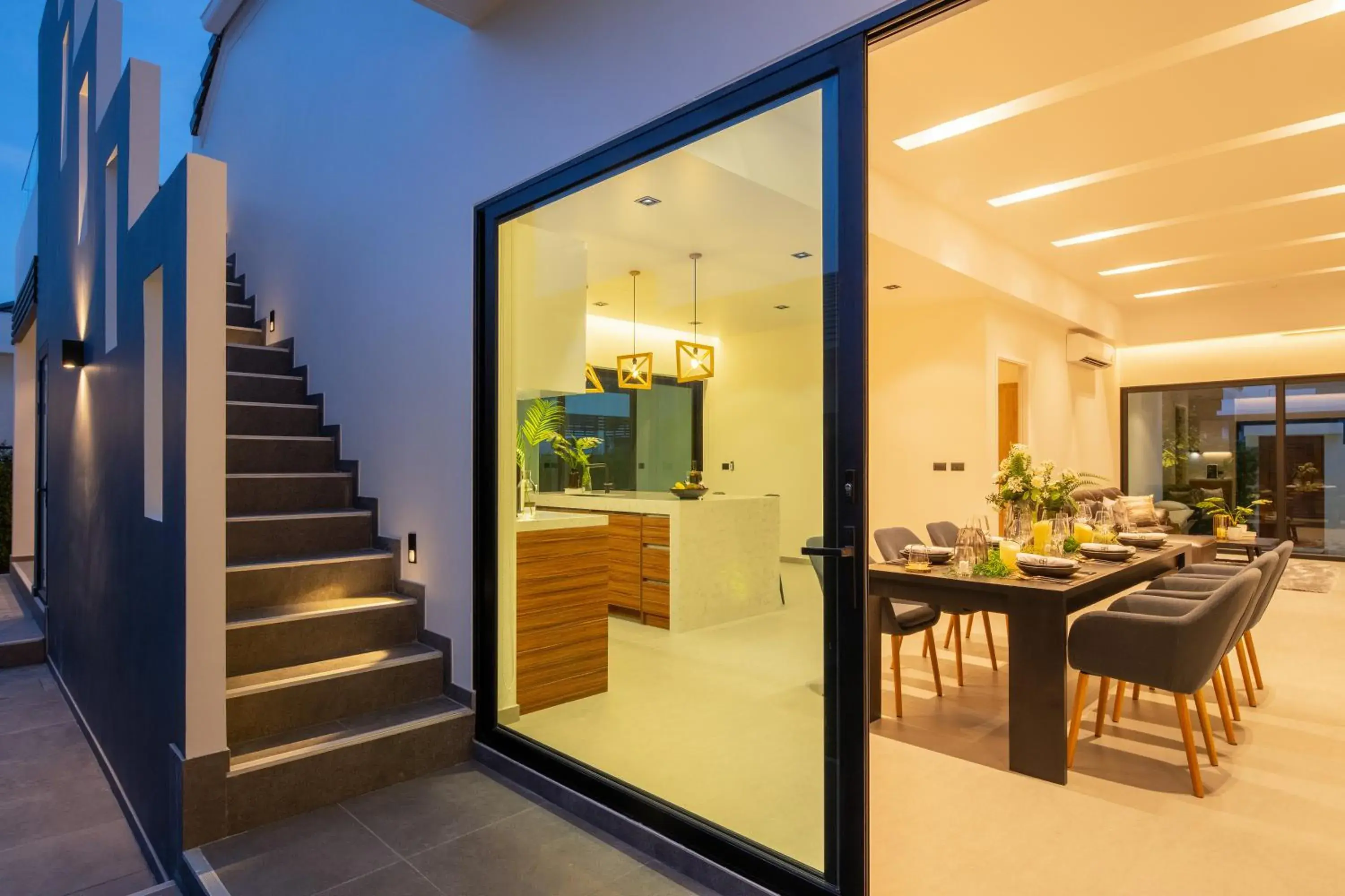 Dining area in Sivana Villas Hua Hin