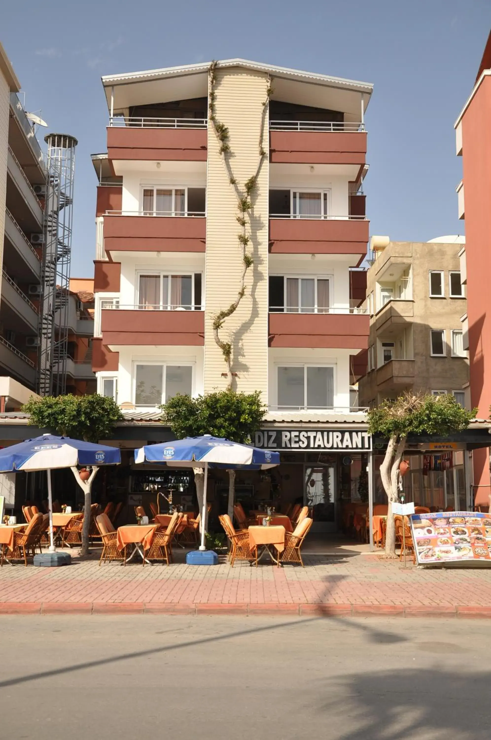 Facade/entrance, Property Building in Kleopatra Beach Yildiz Hotel