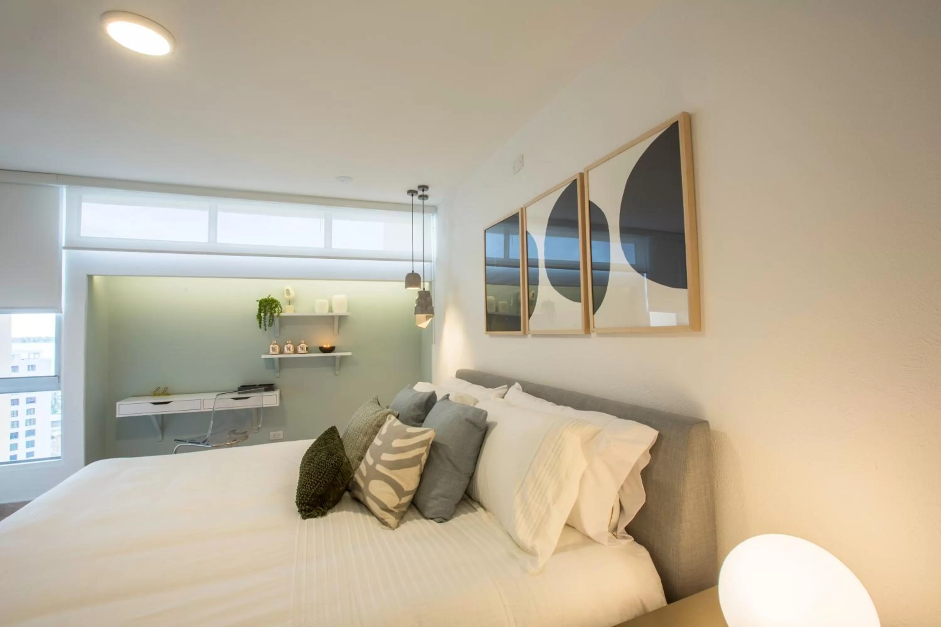 Bedroom, Bed in OCEAN VIEW DELUXE SUITE: PVT. BEACH & POOL