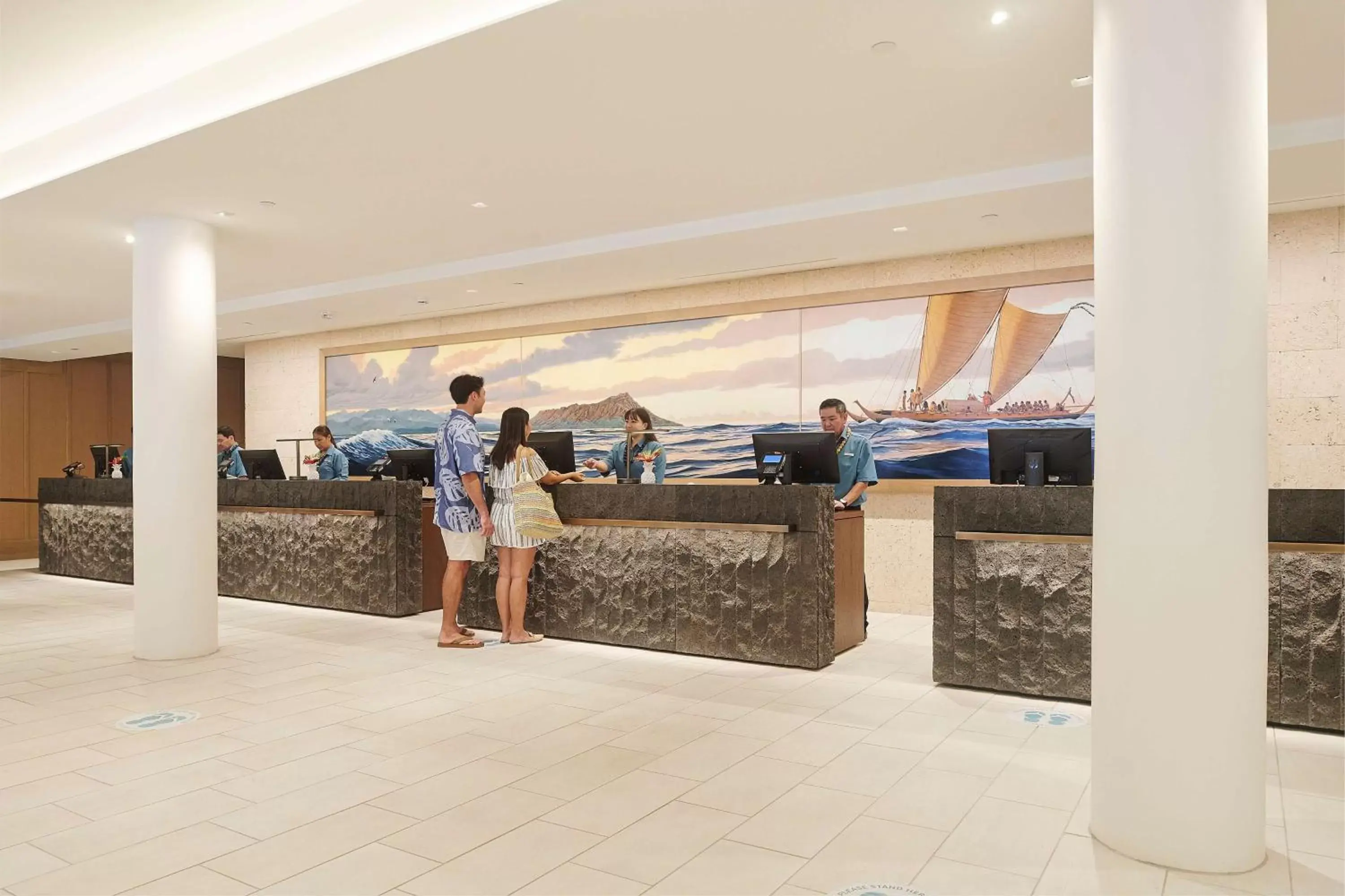 Lobby or reception in OUTRIGGER Reef Waikiki Beach Resort