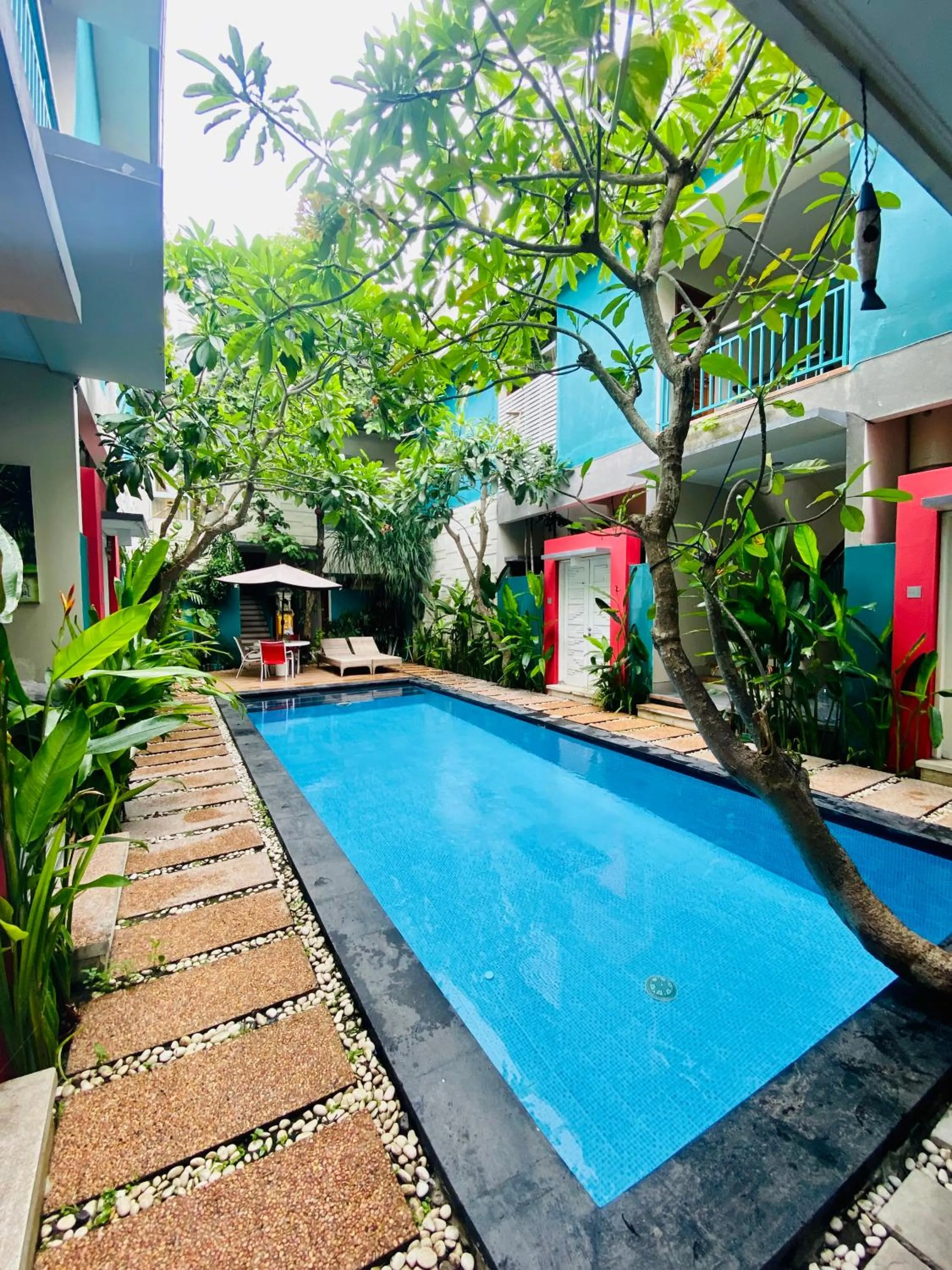 Swimming pool in The Green Zhurga Suite Seminyak
