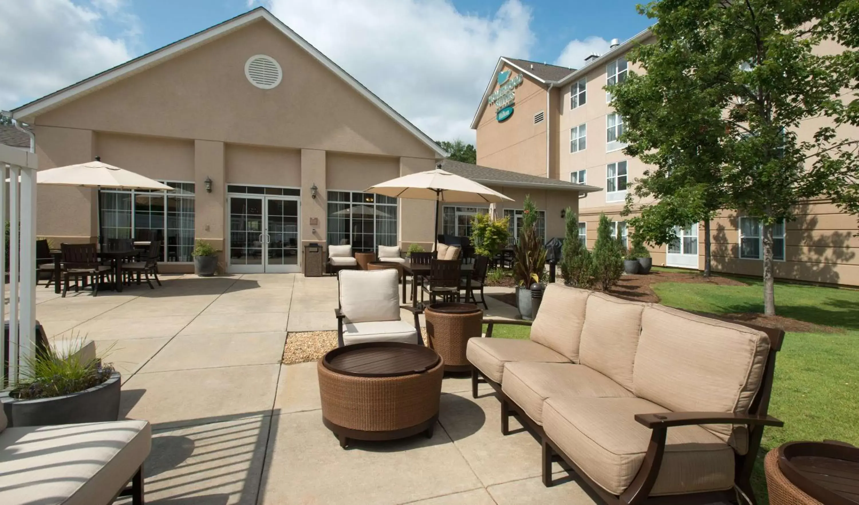 Patio in Homewood Suites by Hilton Montgomery
